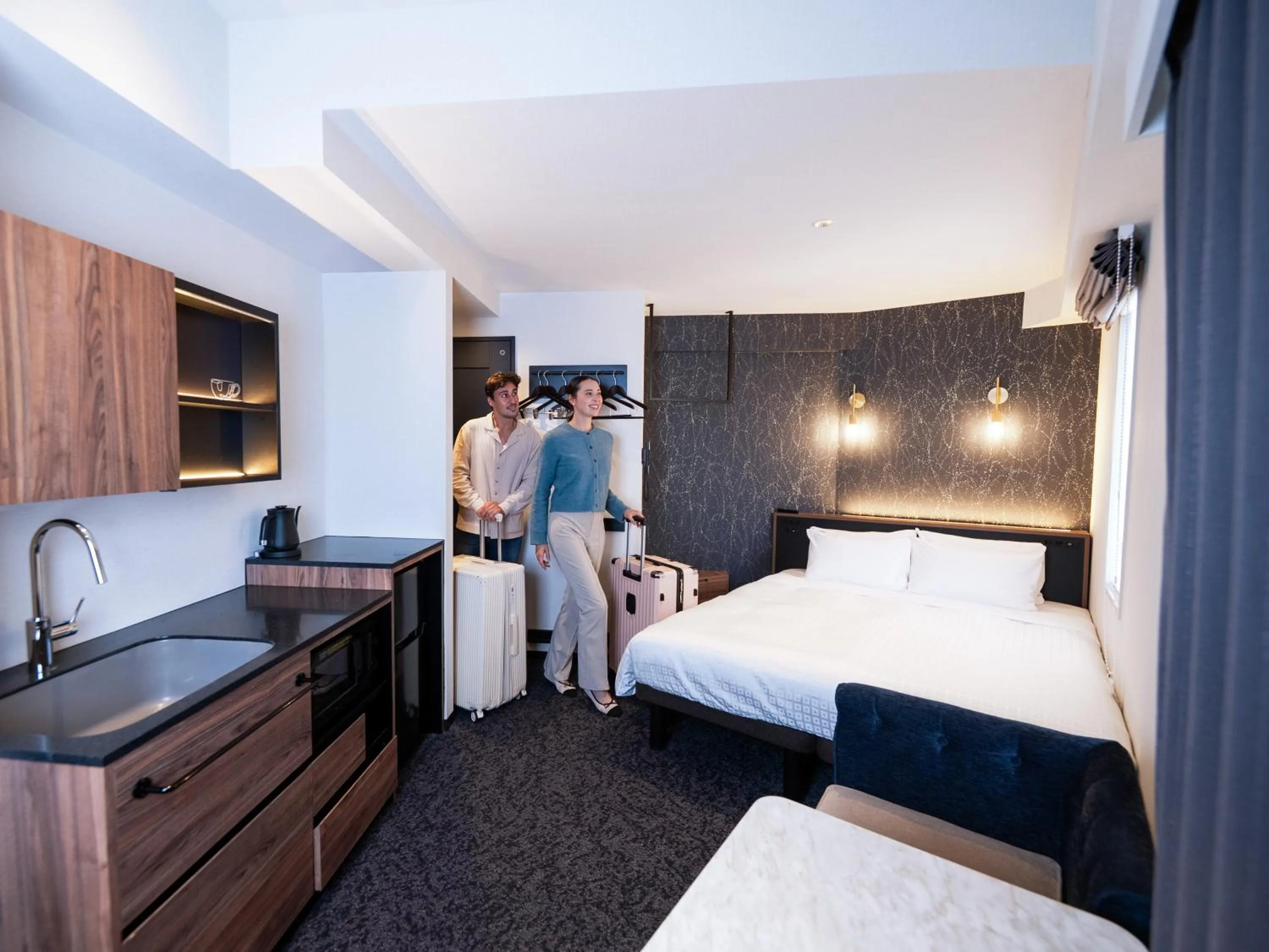 People, Bed in Tokyu Stay Nishi Shinjuku