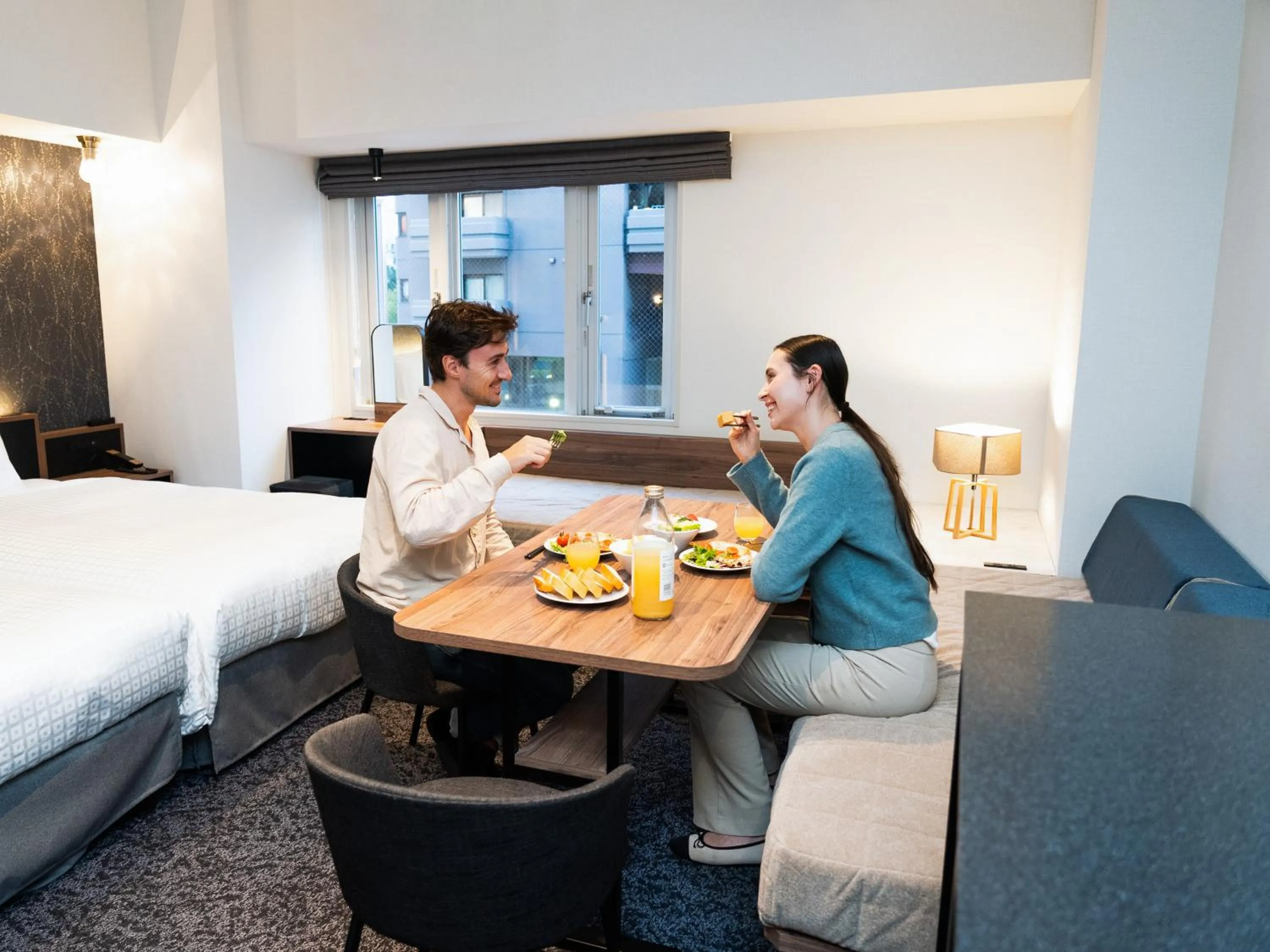 People in Tokyu Stay Nishi Shinjuku