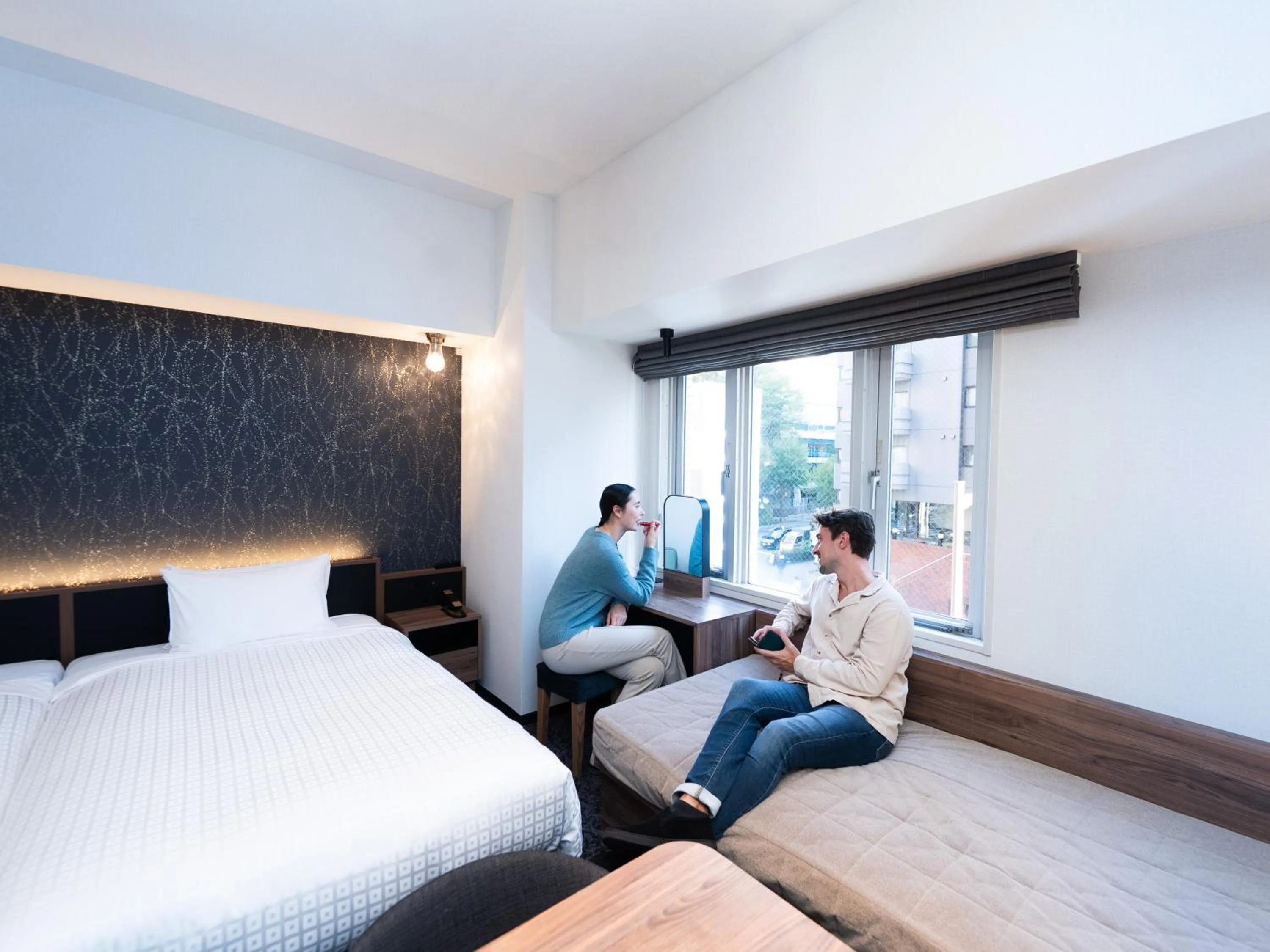 People, Bed in Tokyu Stay Nishi Shinjuku