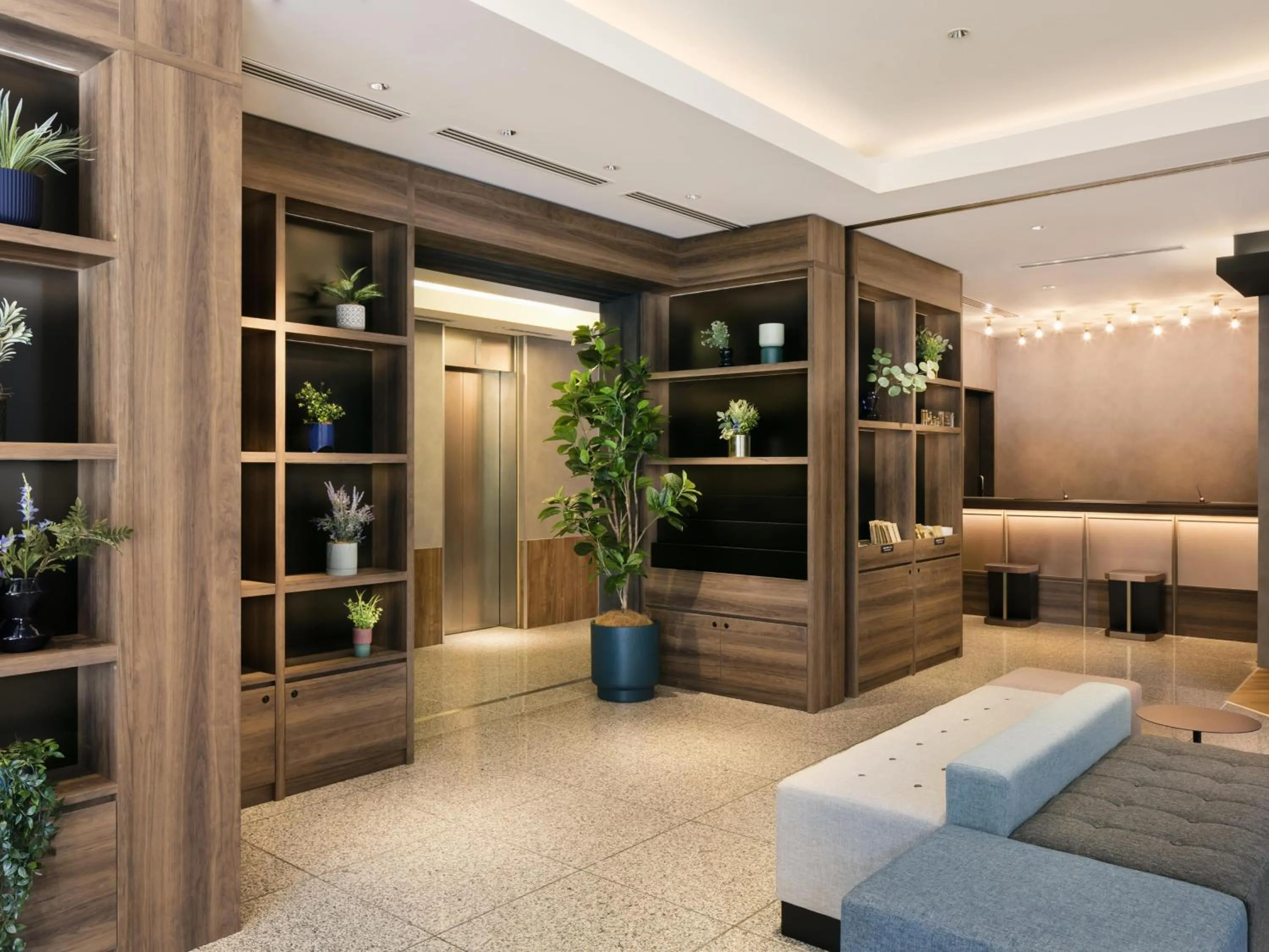 Lounge or bar in Tokyu Stay Nishi Shinjuku