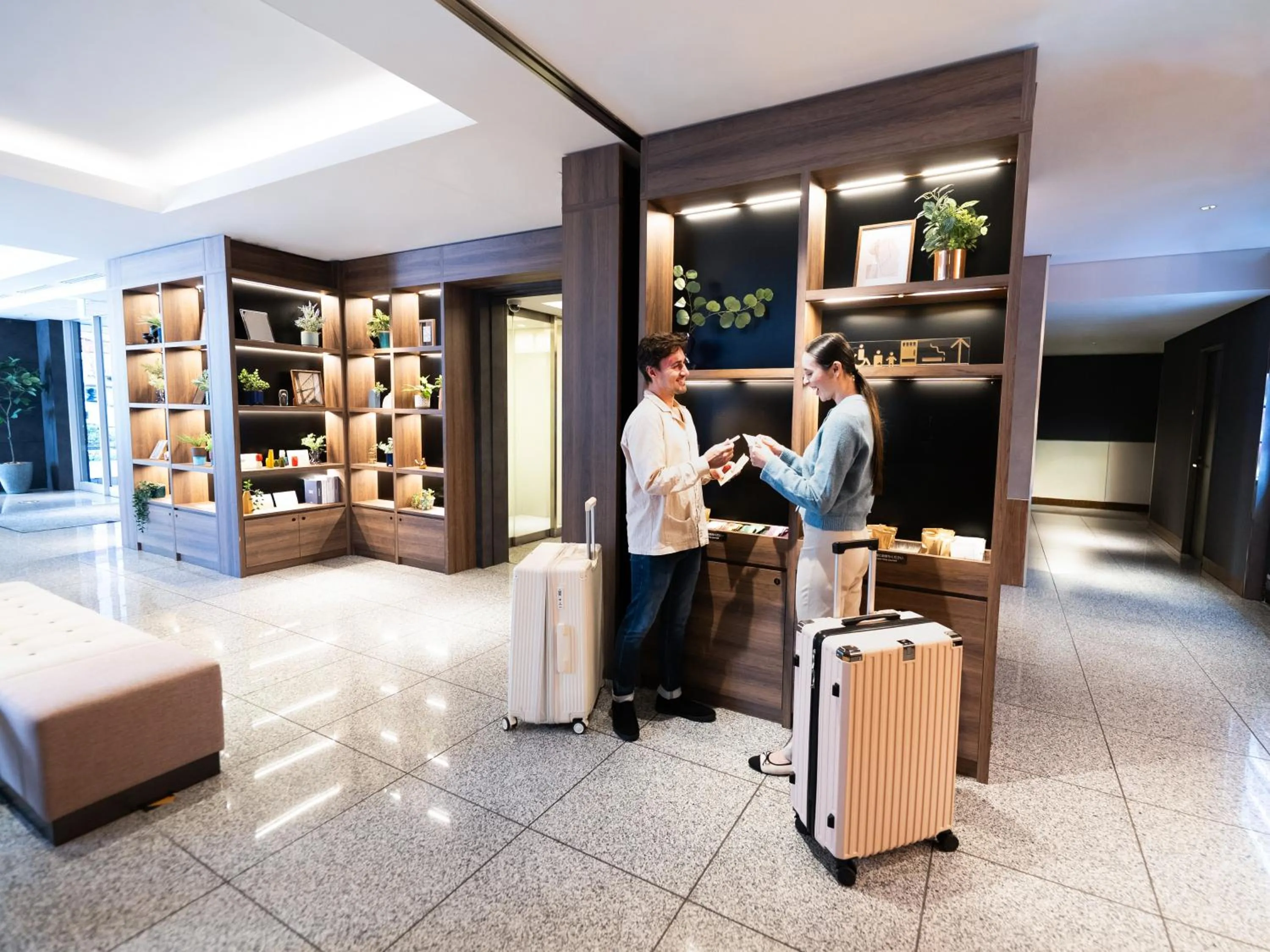 Lobby or reception in Tokyu Stay Nishi Shinjuku