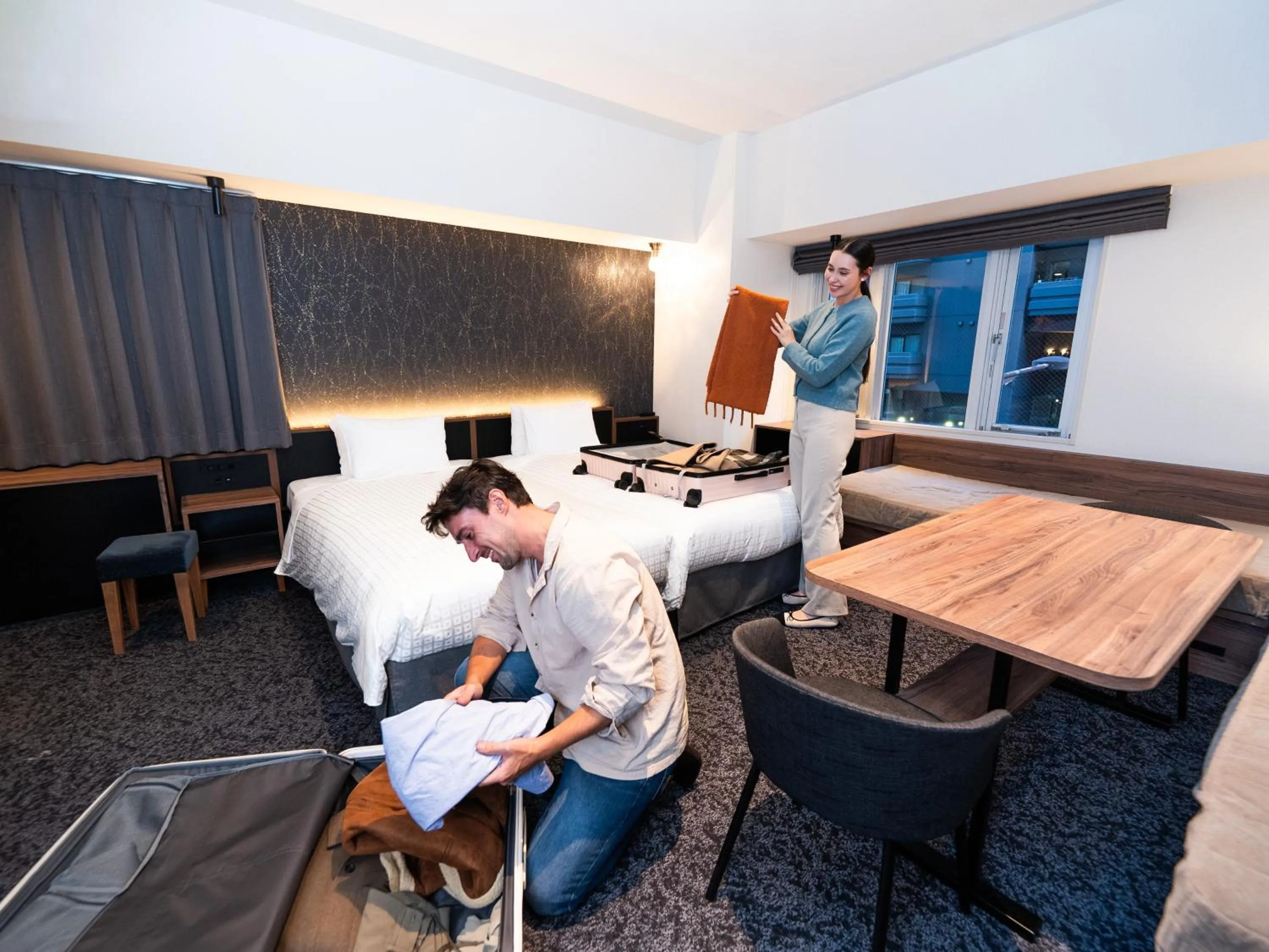 People in Tokyu Stay Nishi Shinjuku