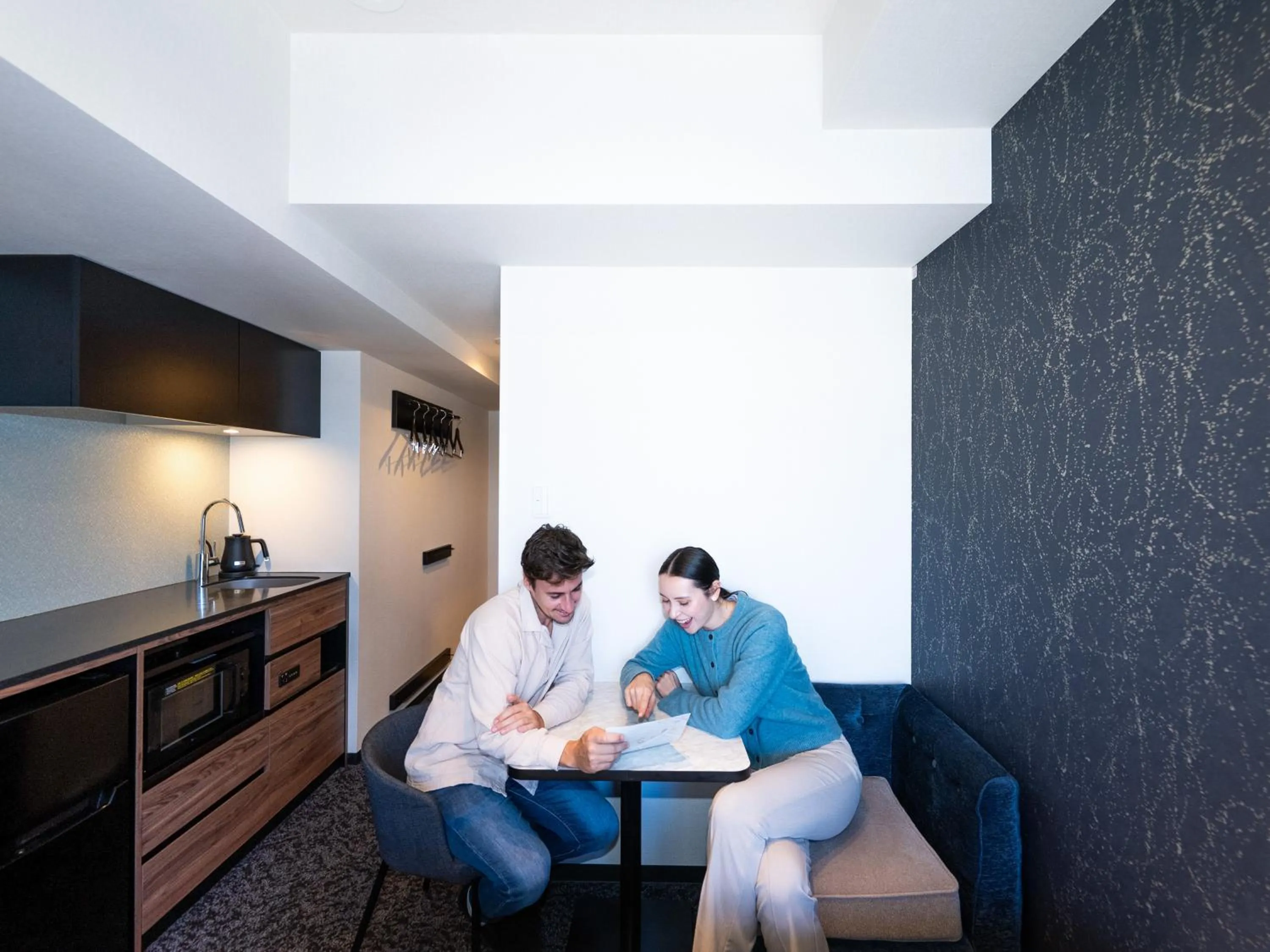 People in Tokyu Stay Nishi Shinjuku