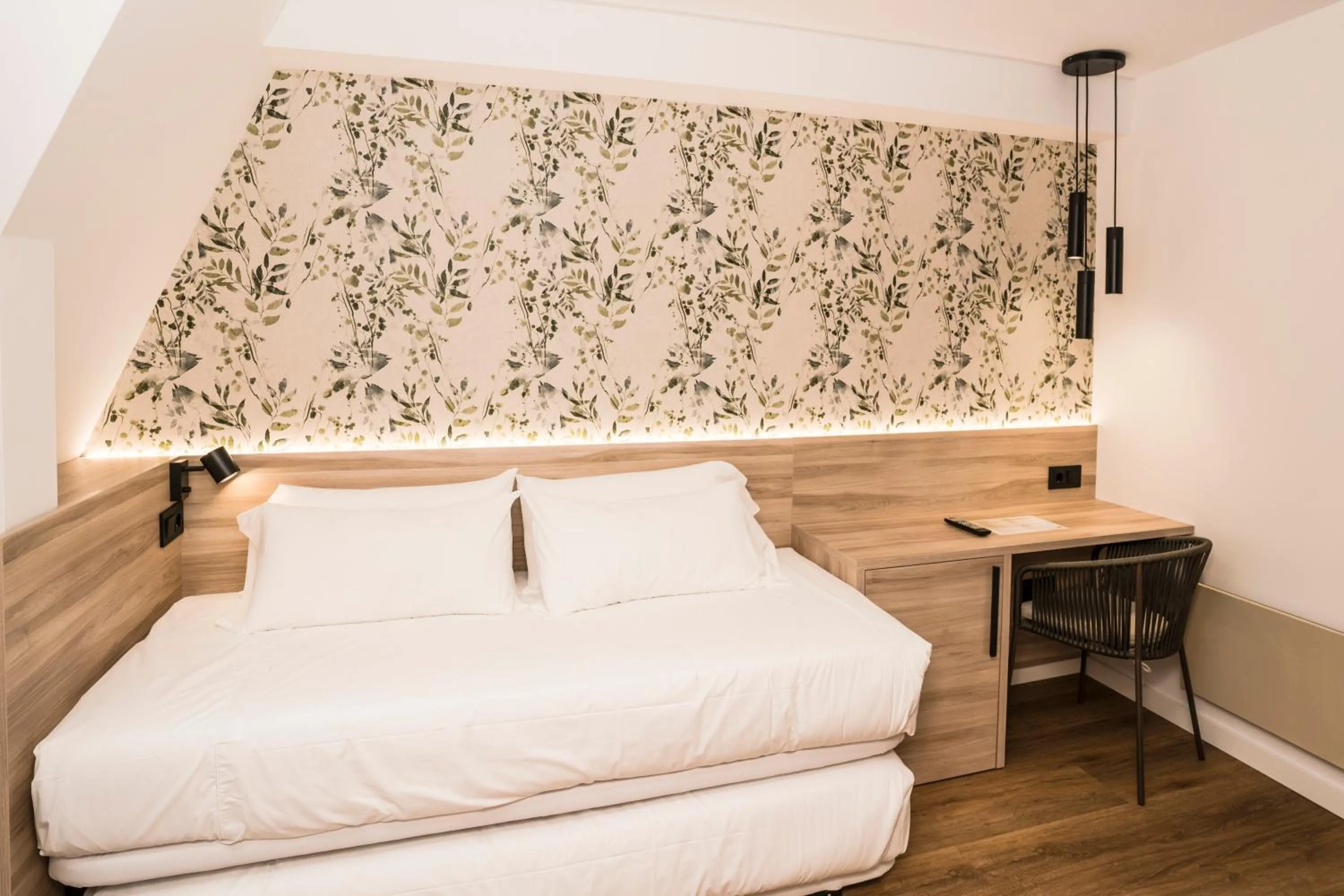 Bed in Hotel Piramide