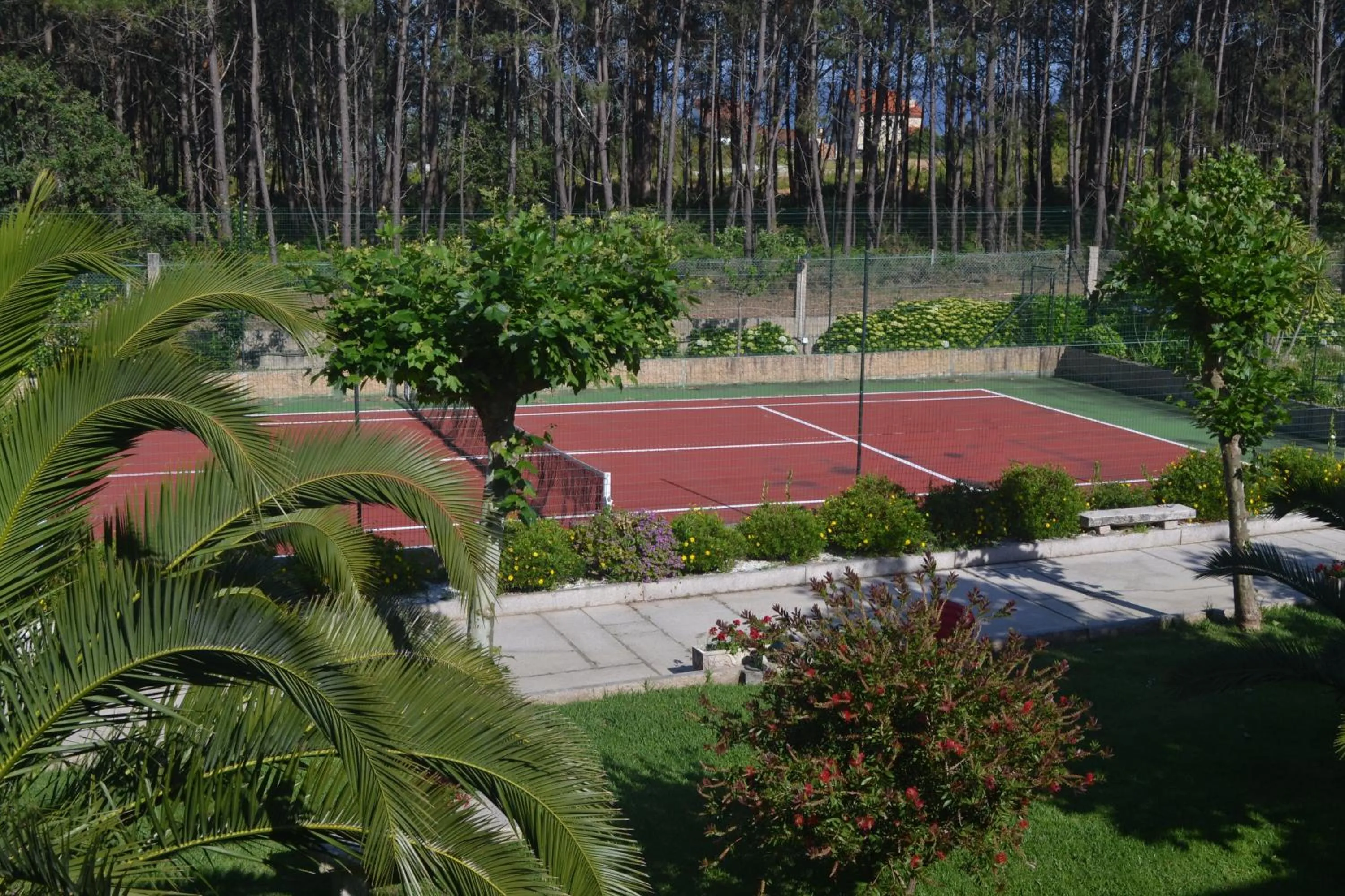 Tennis court in Hotel Piramide