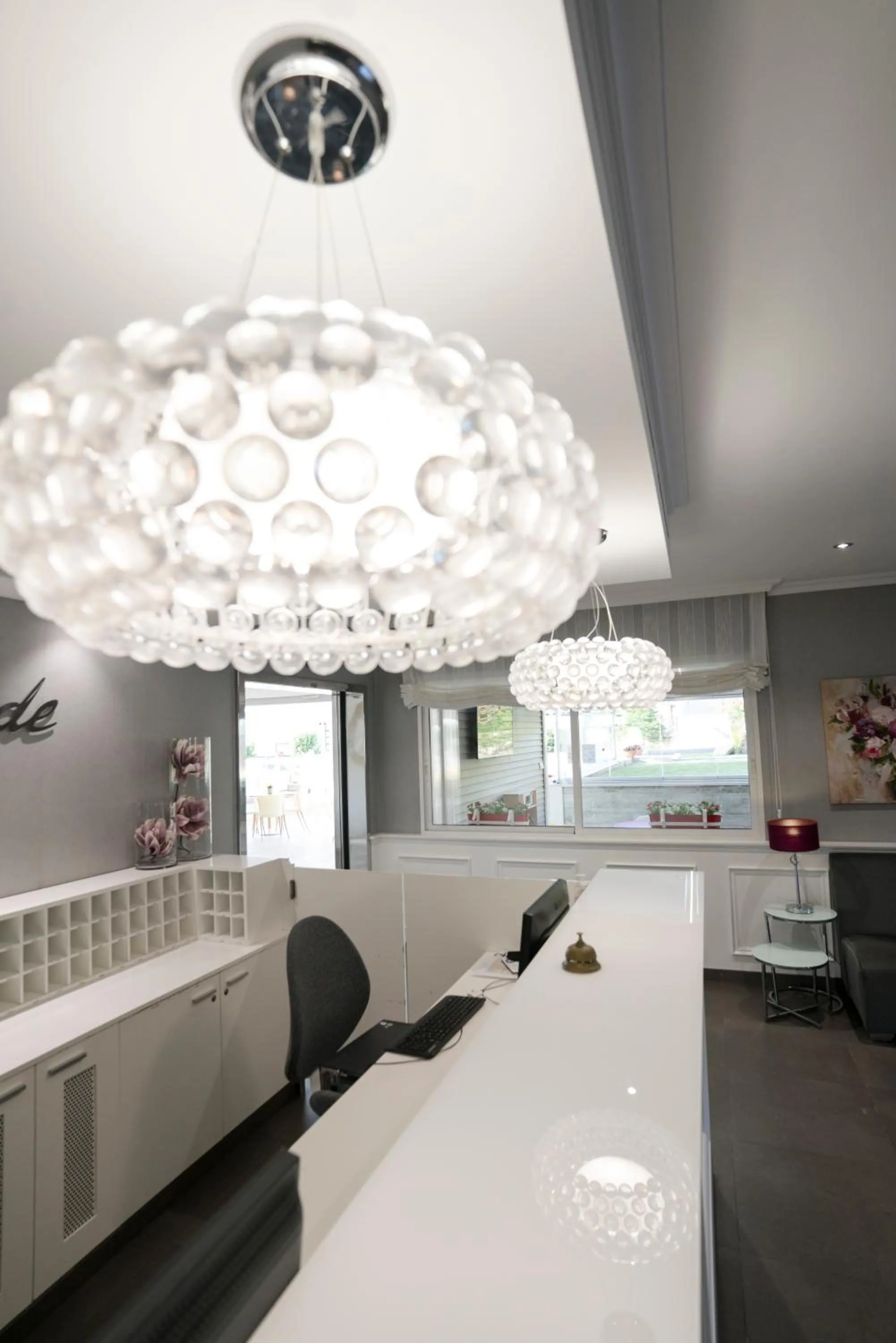 Lobby or reception in Hotel Piramide