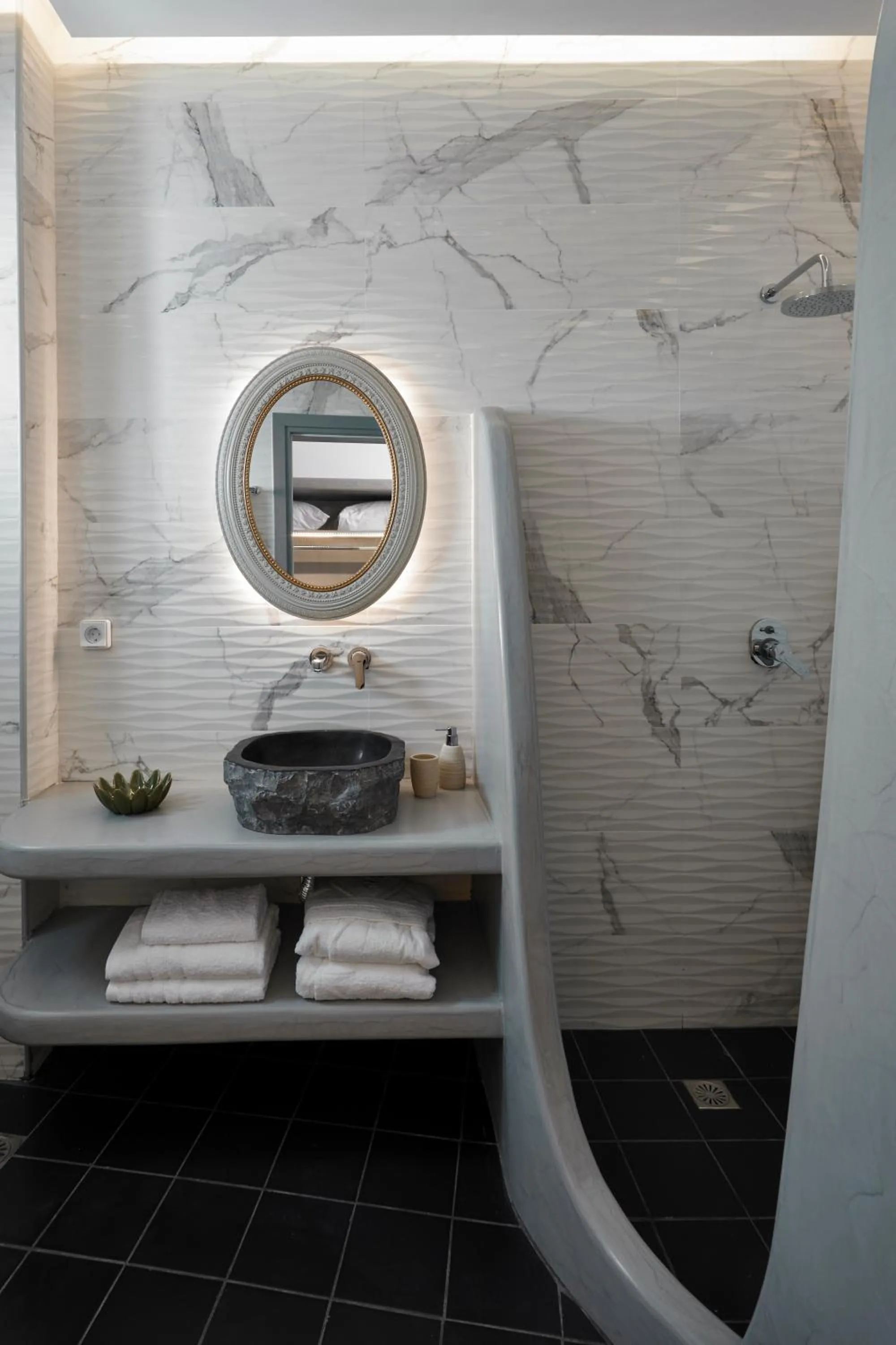 Bathroom in Amara Suites Santorini