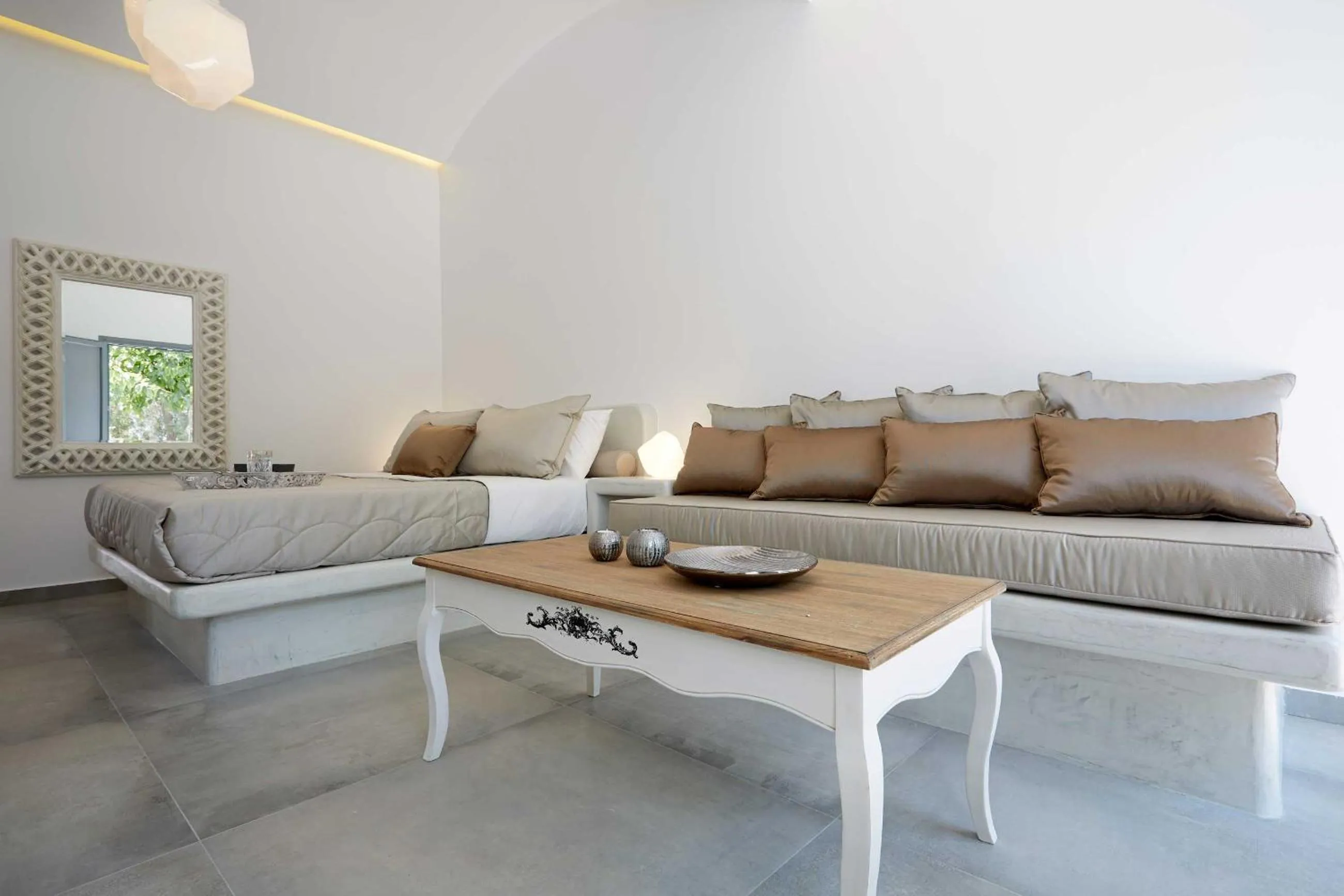 Bedroom in Amara Suites Santorini