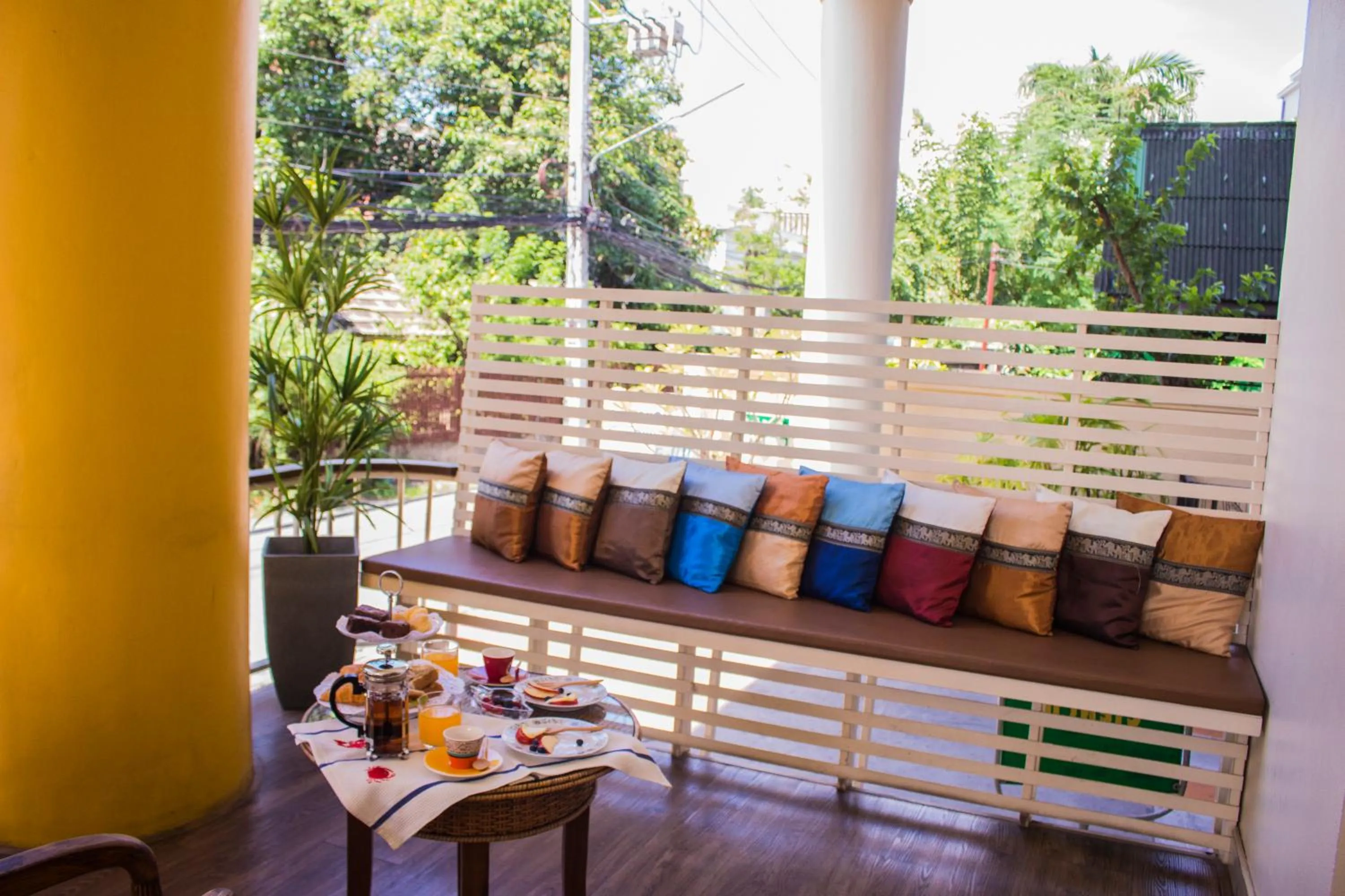 Patio in People Place Boutique In Town Hotel - SHA Extra Plus