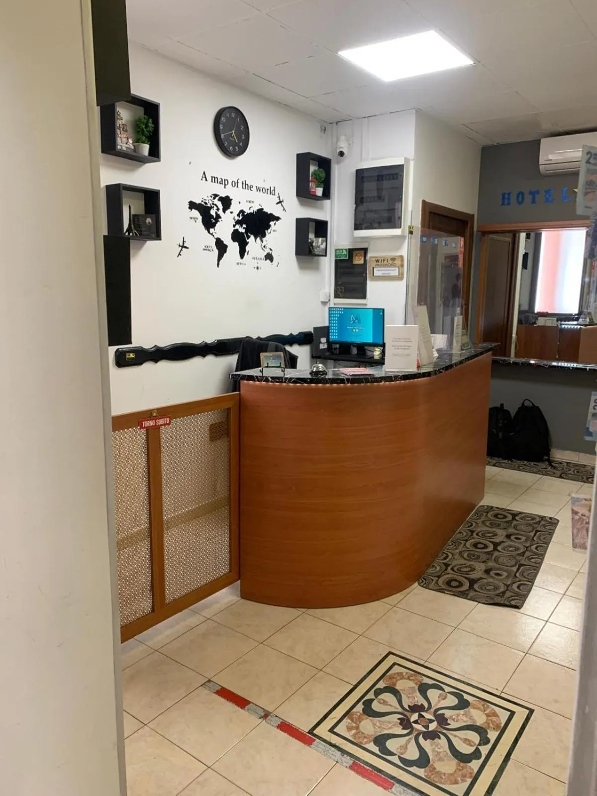 Lobby or reception in Hotel Mercurio