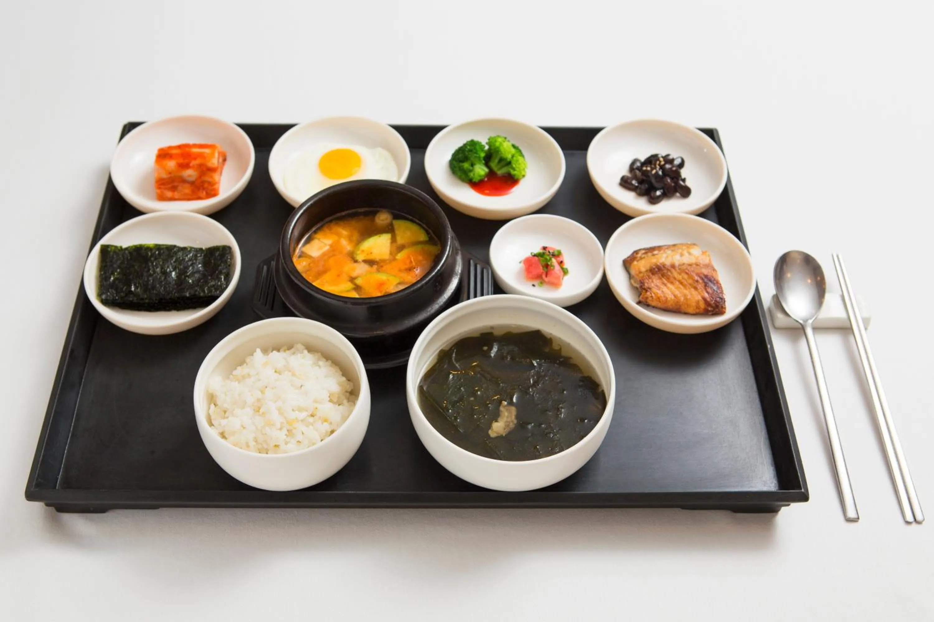 Asian breakfast in Libero Hotel