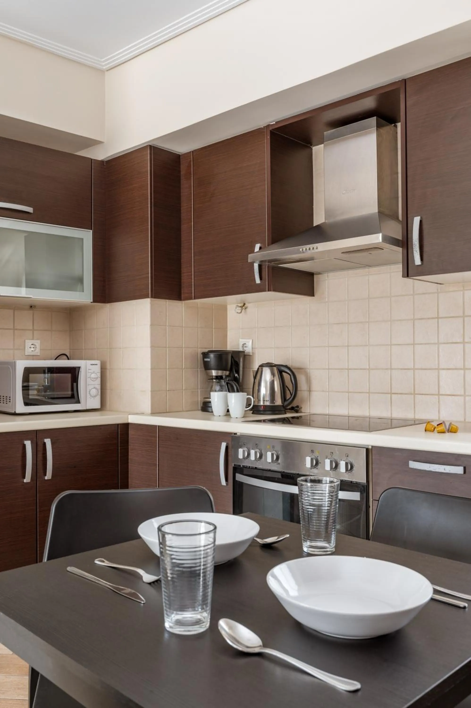 Kitchen or kitchenette in Elvita Apartments 2