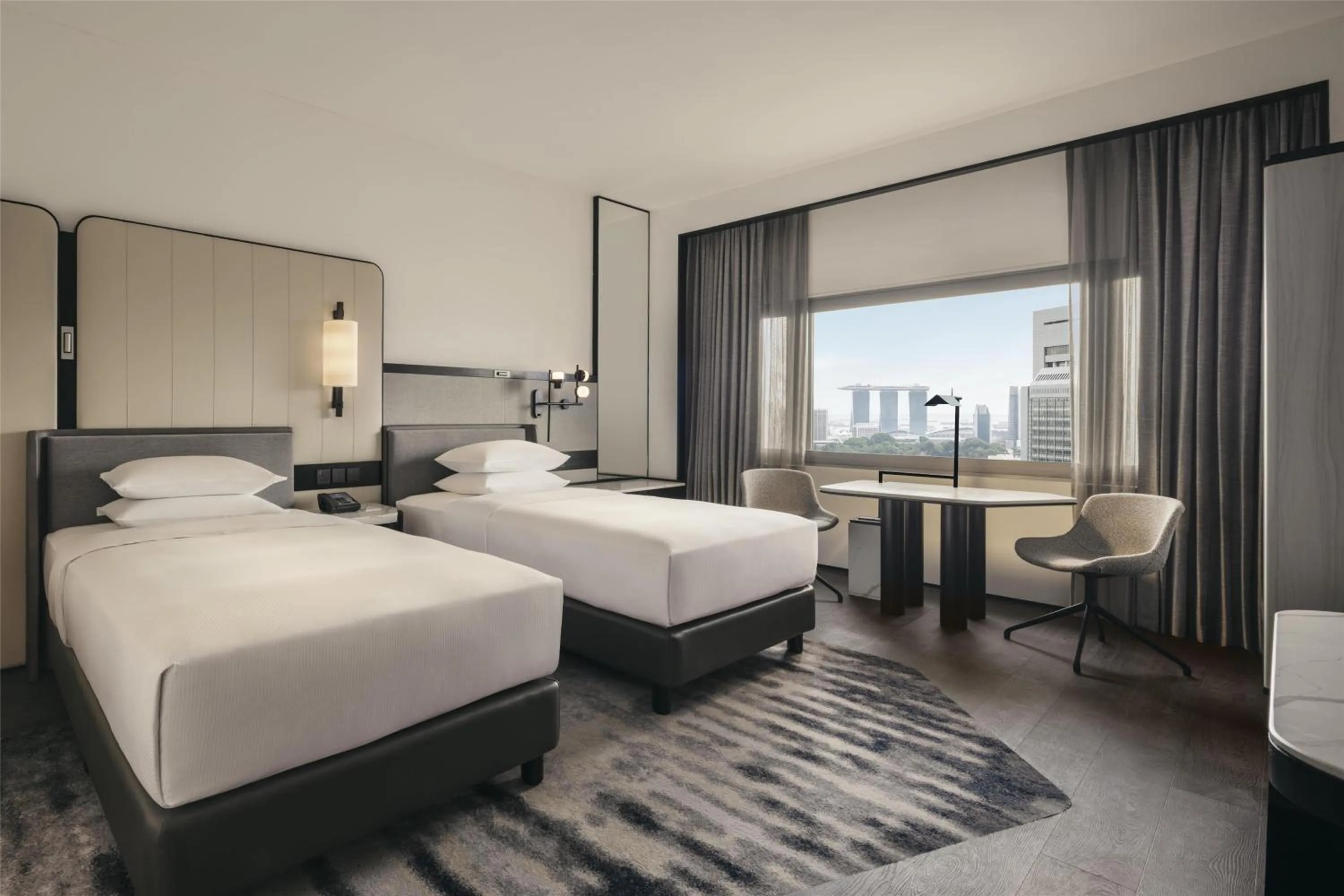 Bed in Hilton Singapore Orchard