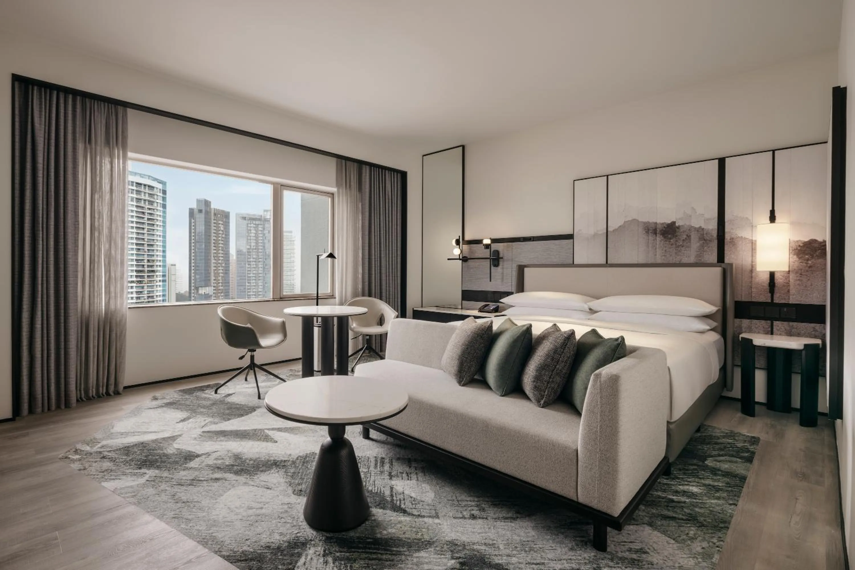Bedroom, Bed in Hilton Singapore Orchard