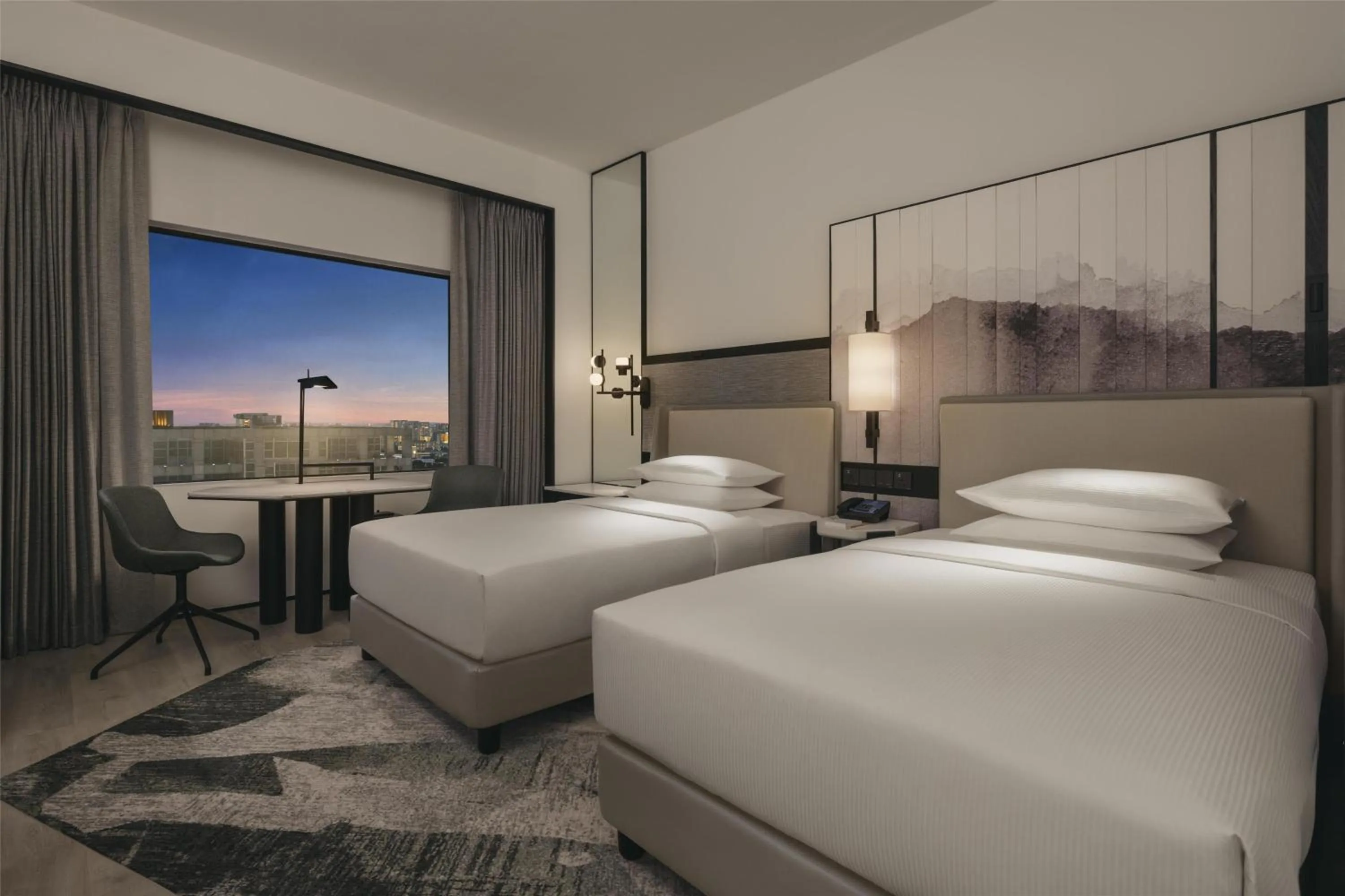 Bed in Hilton Singapore Orchard