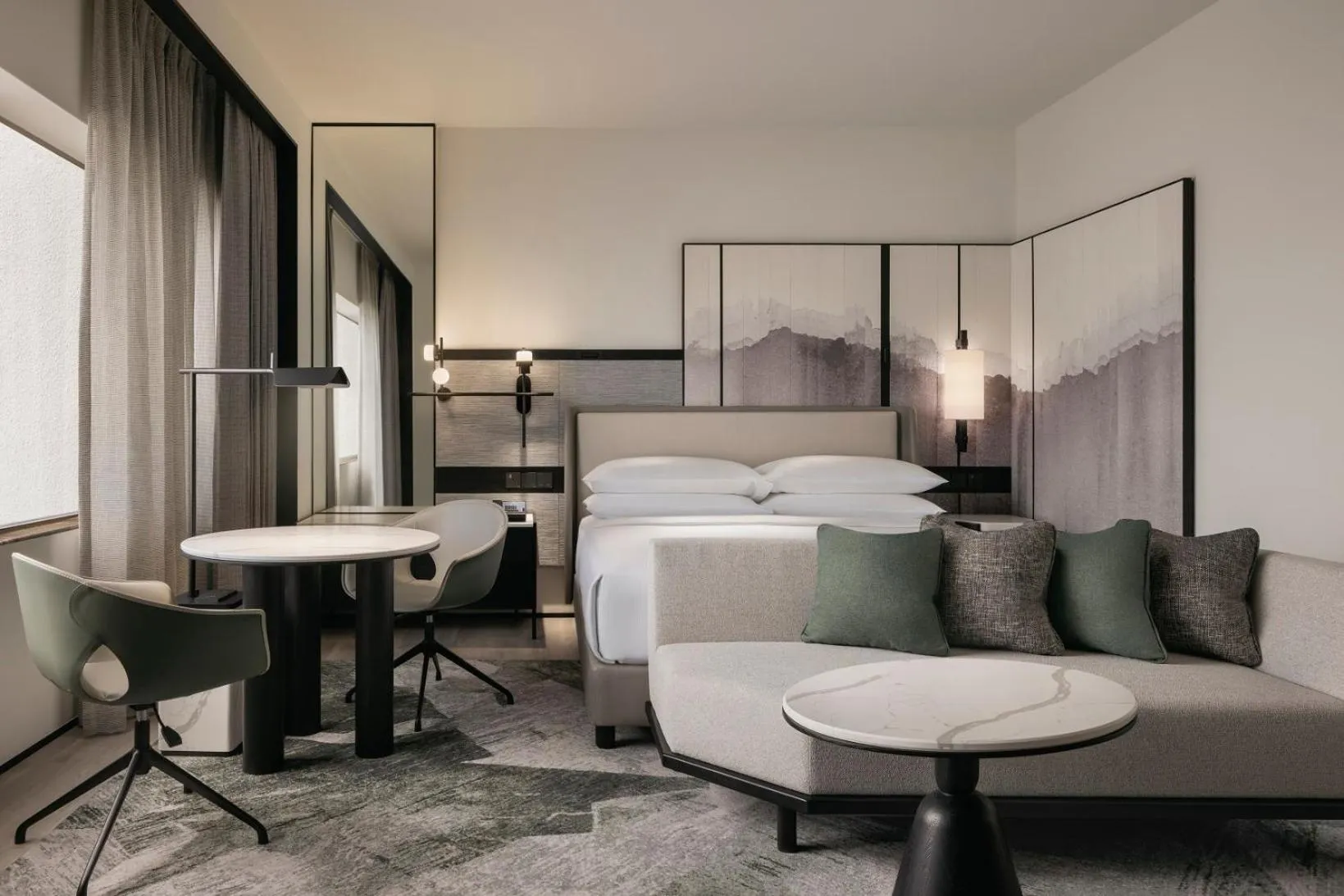 Bed in Hilton Singapore Orchard