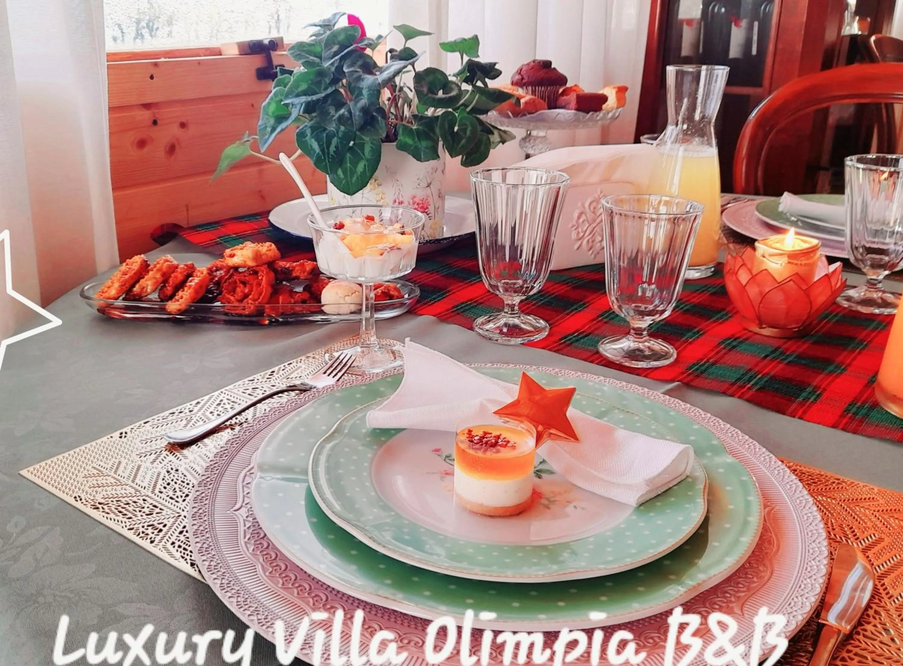 B&B Luxury Villa Olimpia Home Restaurant
