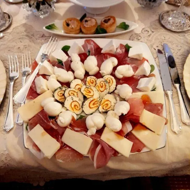 Dinner in B&B Luxury Villa Olimpia Home Restaurant