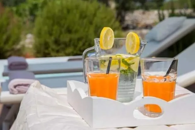 Drinks in B&B Luxury Villa Olimpia Home Restaurant