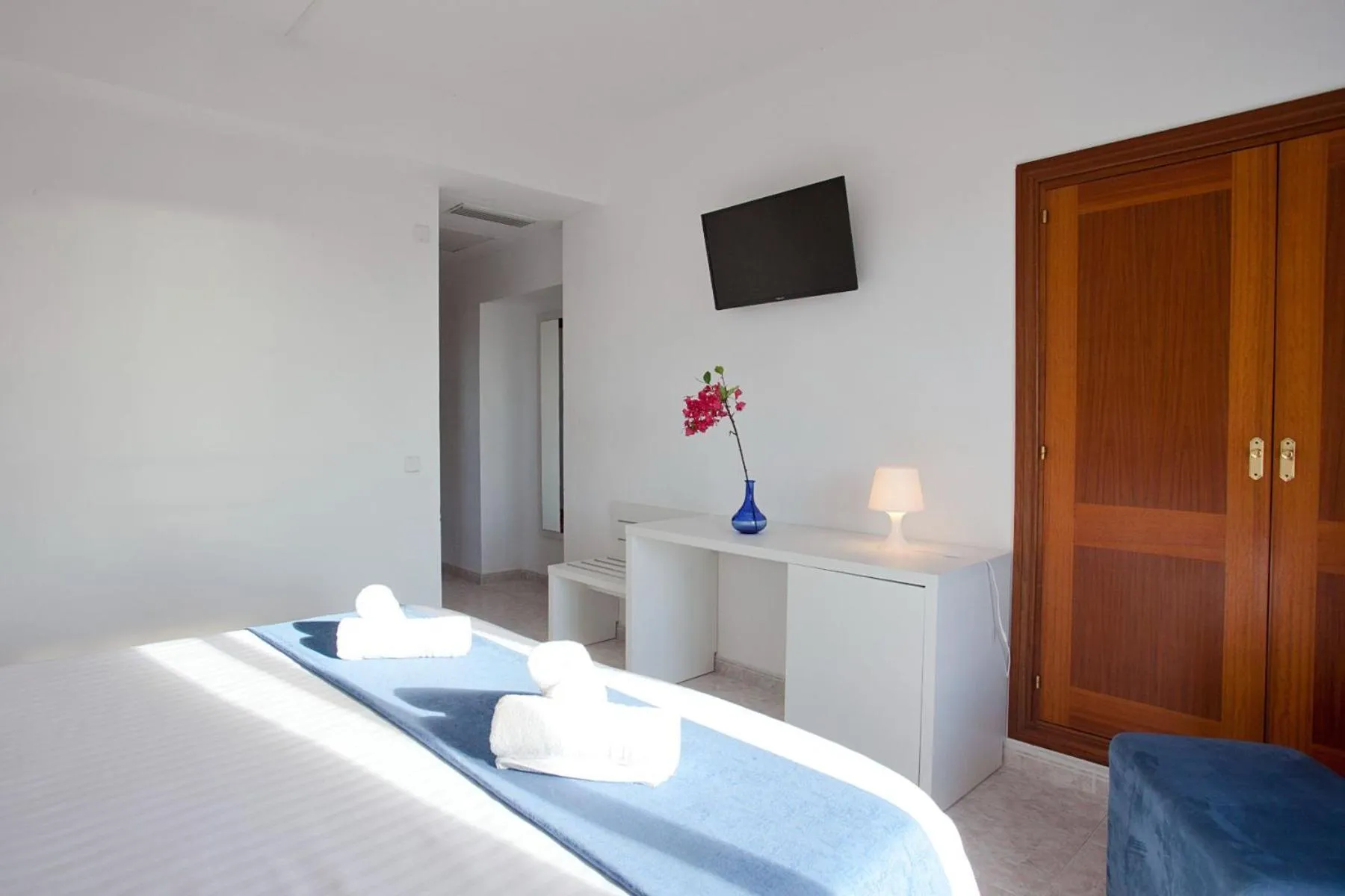 Bed in Hotel Cala Murada