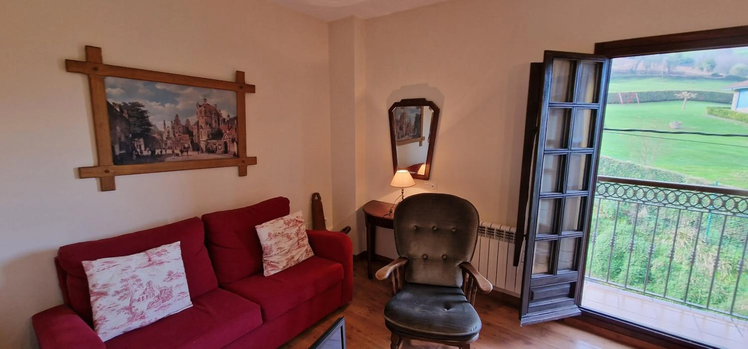 Seating area in El Mirador de Deva