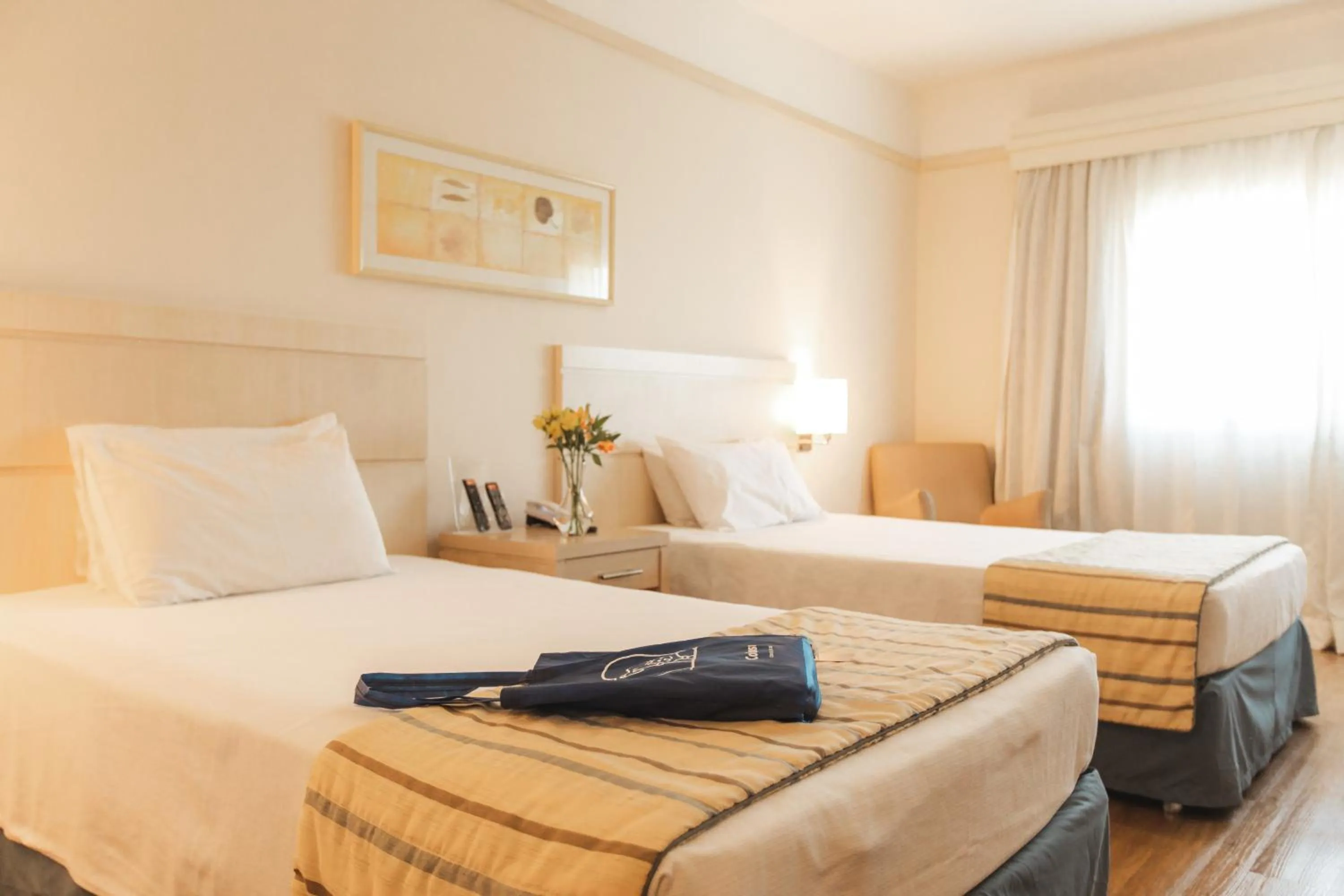 Bedroom, Bed in Comfort Suites Londrina