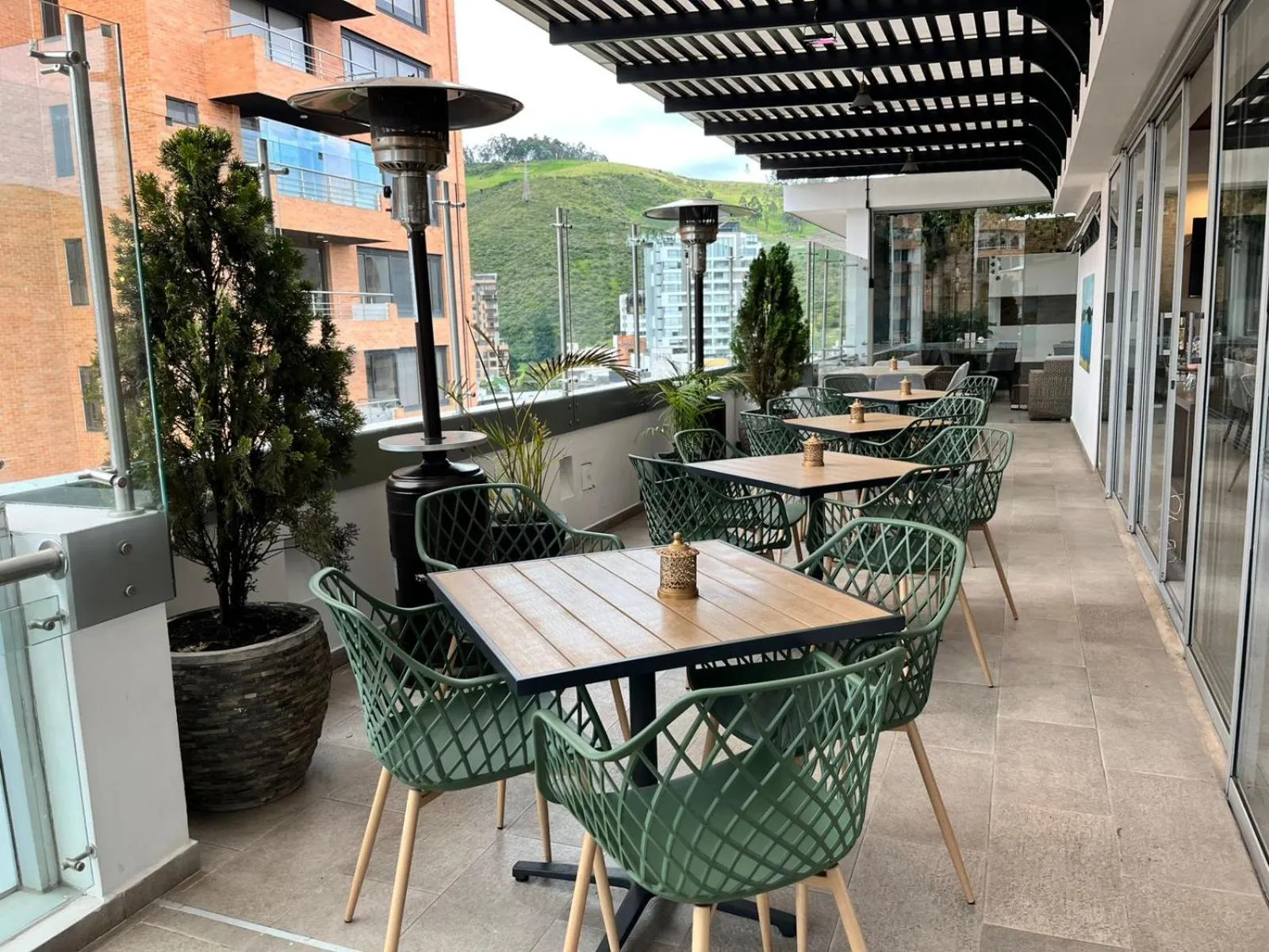 Balcony/Terrace in San Juan Hotel Boutique Pasto