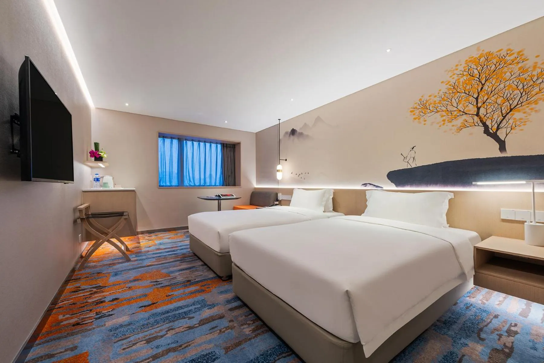 Photo of the whole room, Bed in Sunworld Hotel Wangfujing