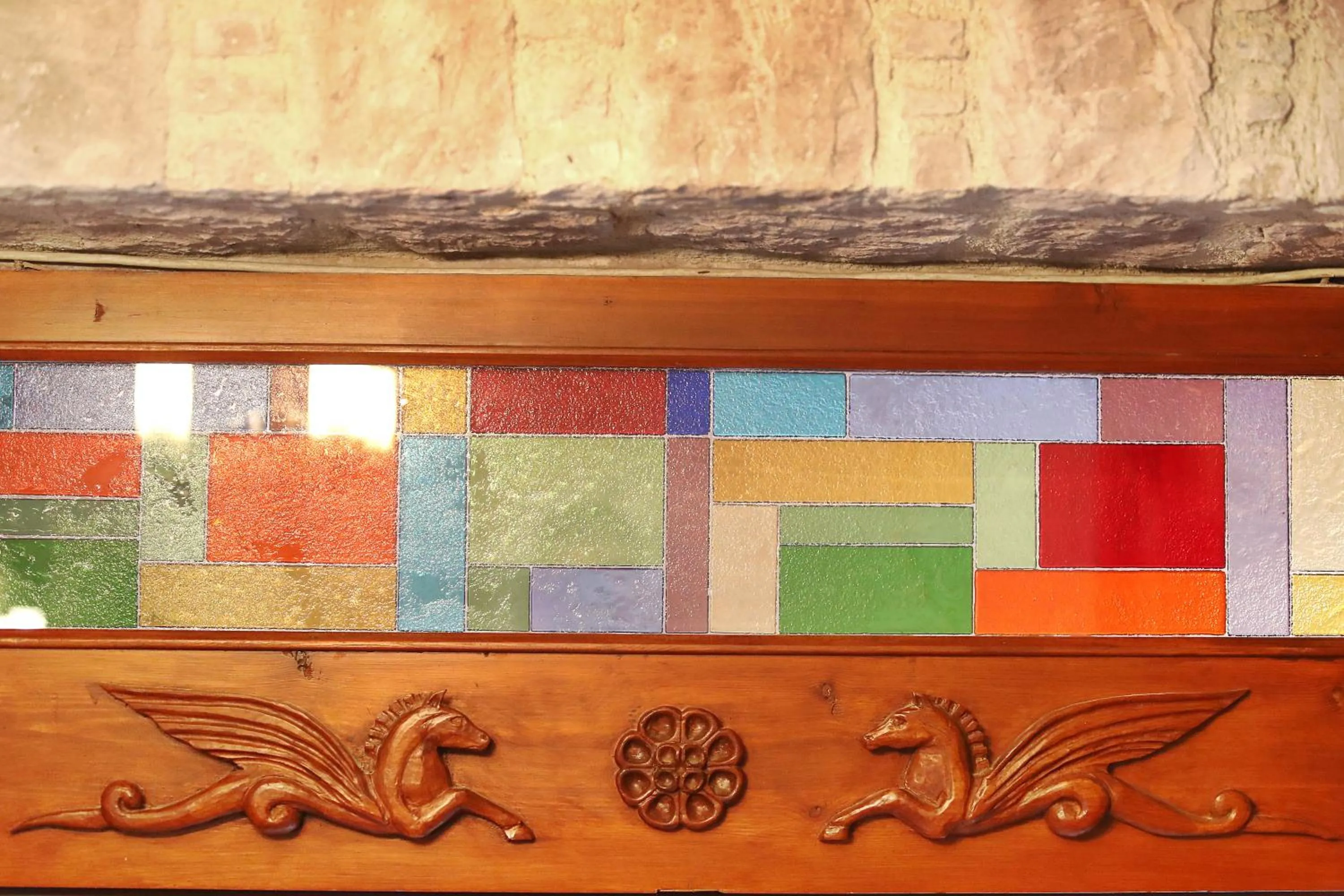 Decorative detail in YundAntik Cunda Konaklari