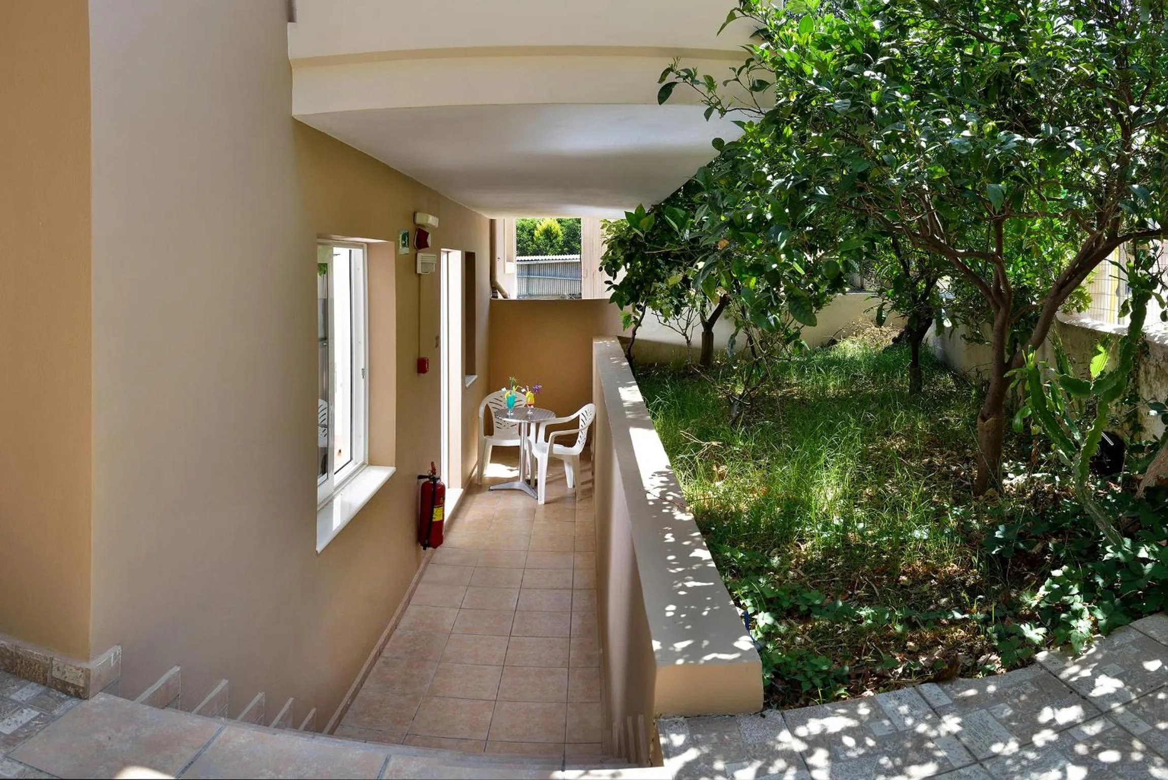 Garden in Akatos Hotel