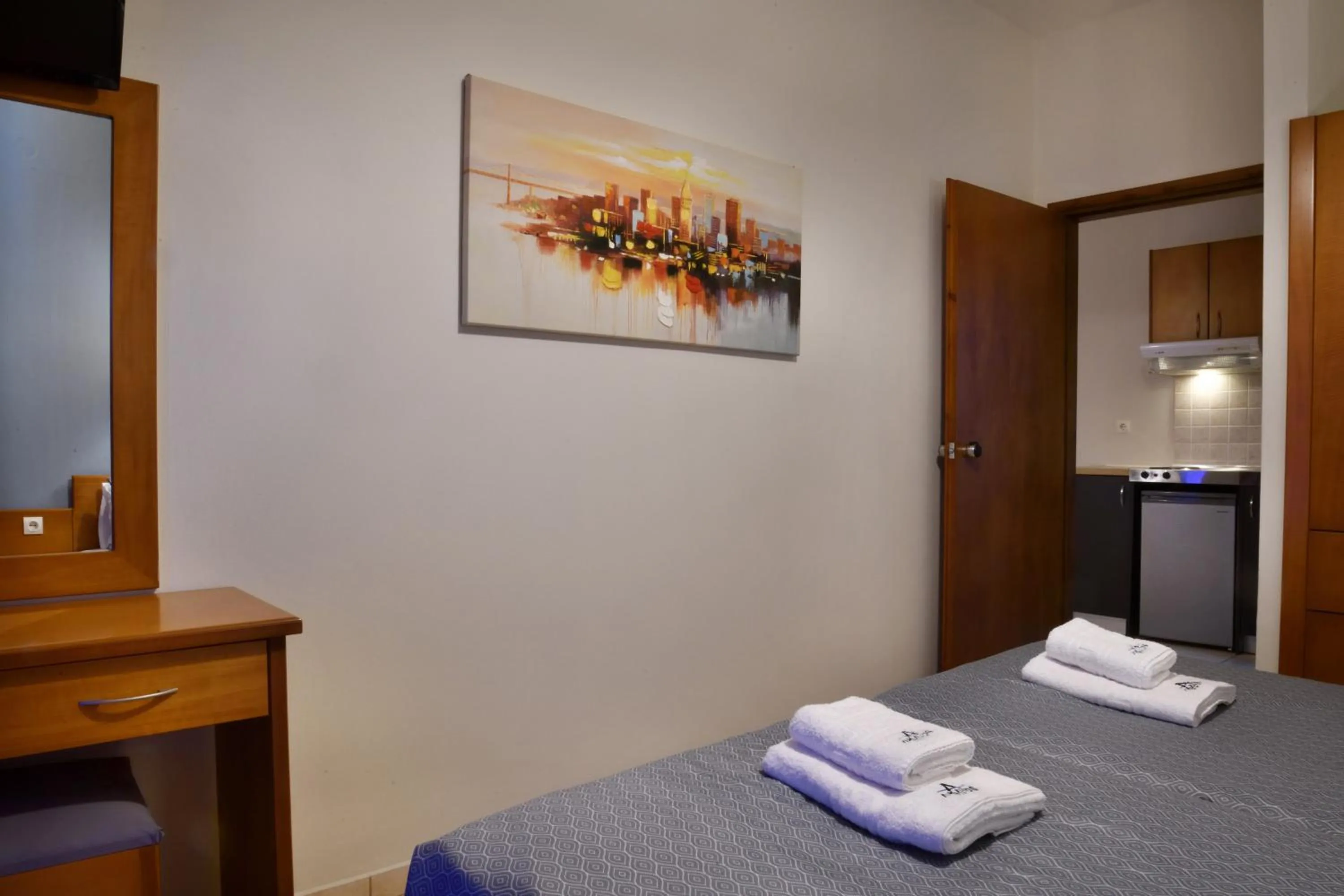 Photo of the whole room, Bed in Akatos Hotel