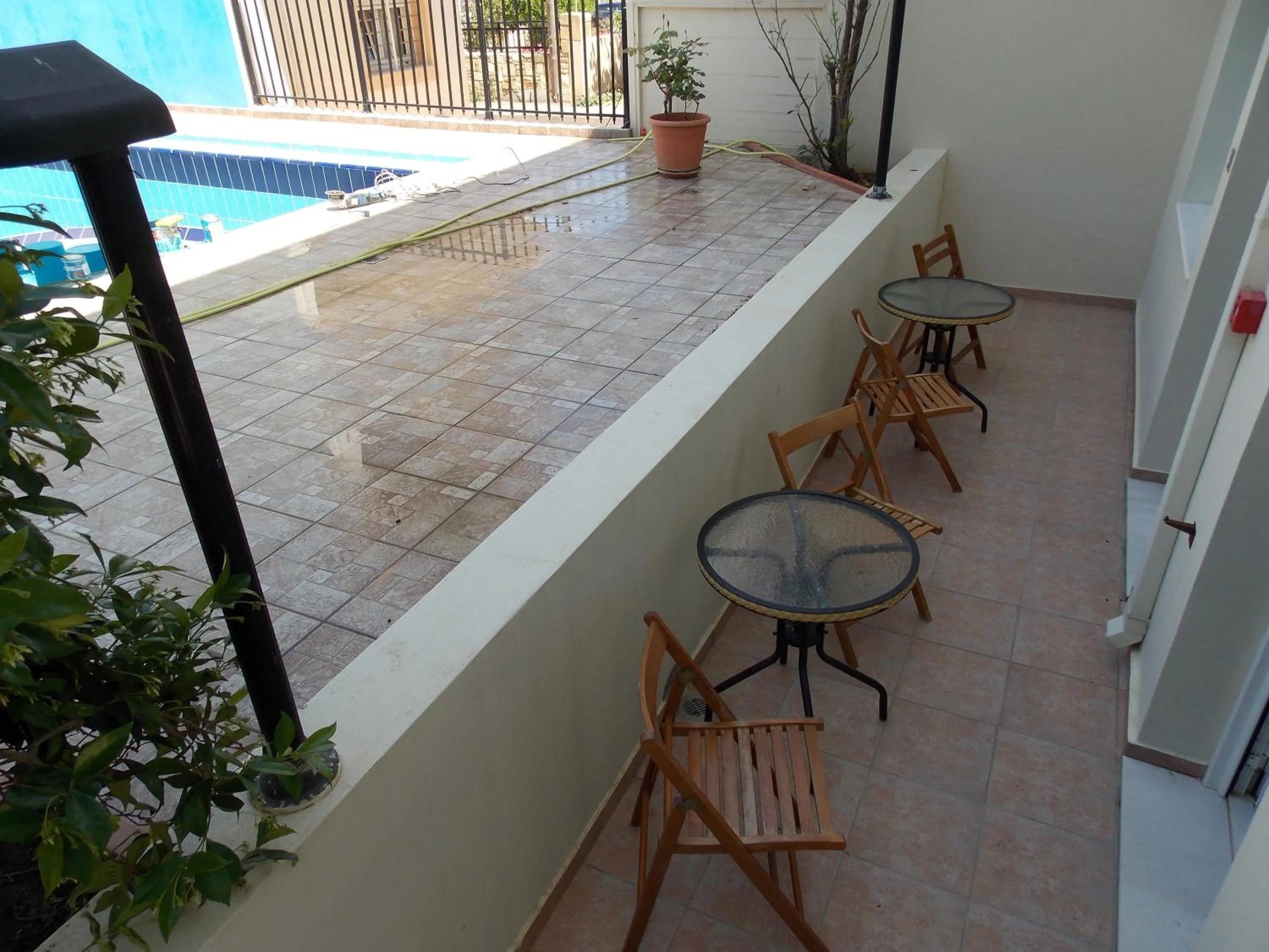 Patio in Akatos Hotel