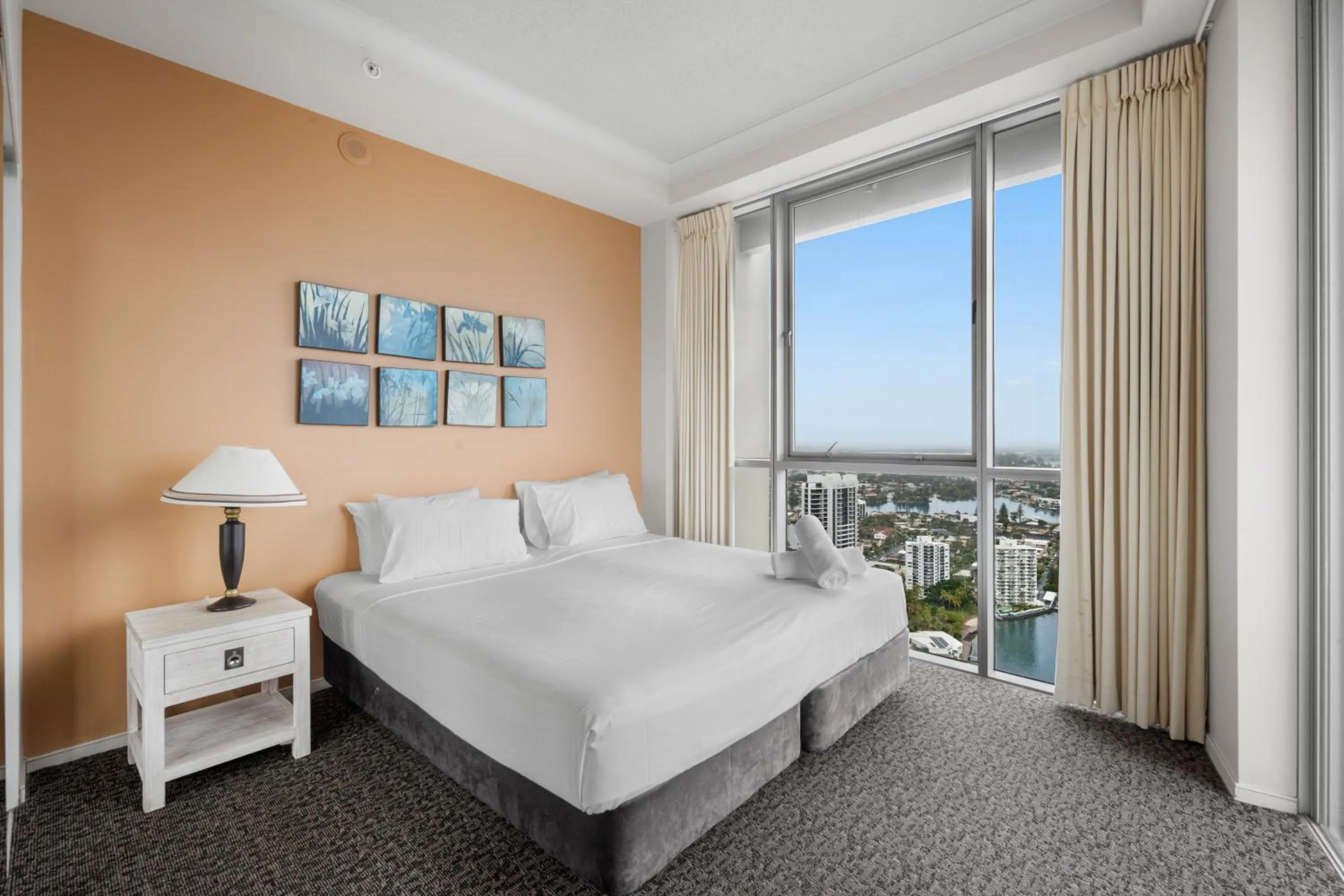 Bedroom, Bed in Chevron Renaissance - Private Apartments - Hosted by Coastal Letting Co.