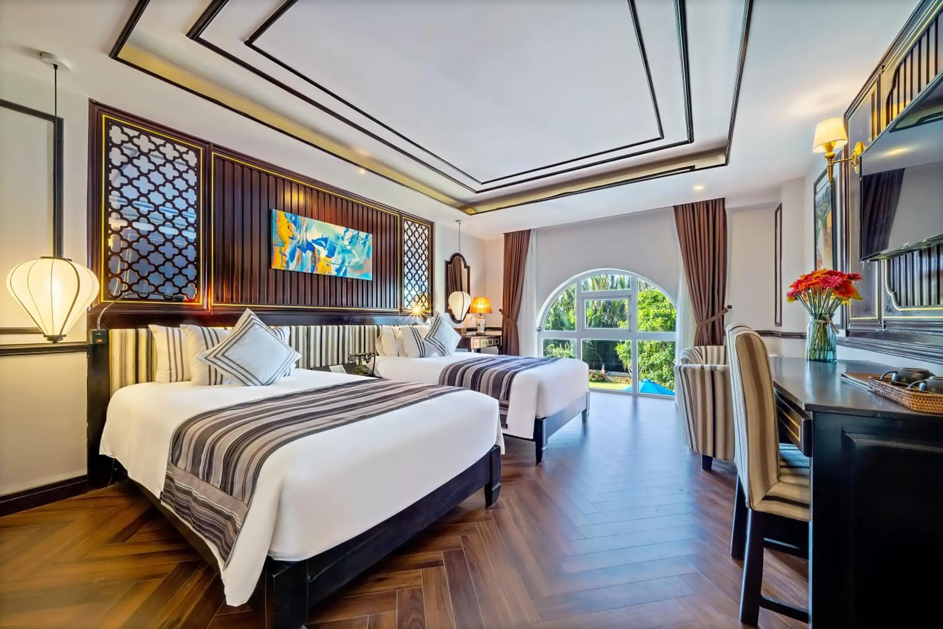 Deluxe Room with Garden View in Le Pavillon Hoi An Luxury Resort & Spa Deluxe Room with Garden View in Le Pavillon Hoi An Luxury Resort & Spa