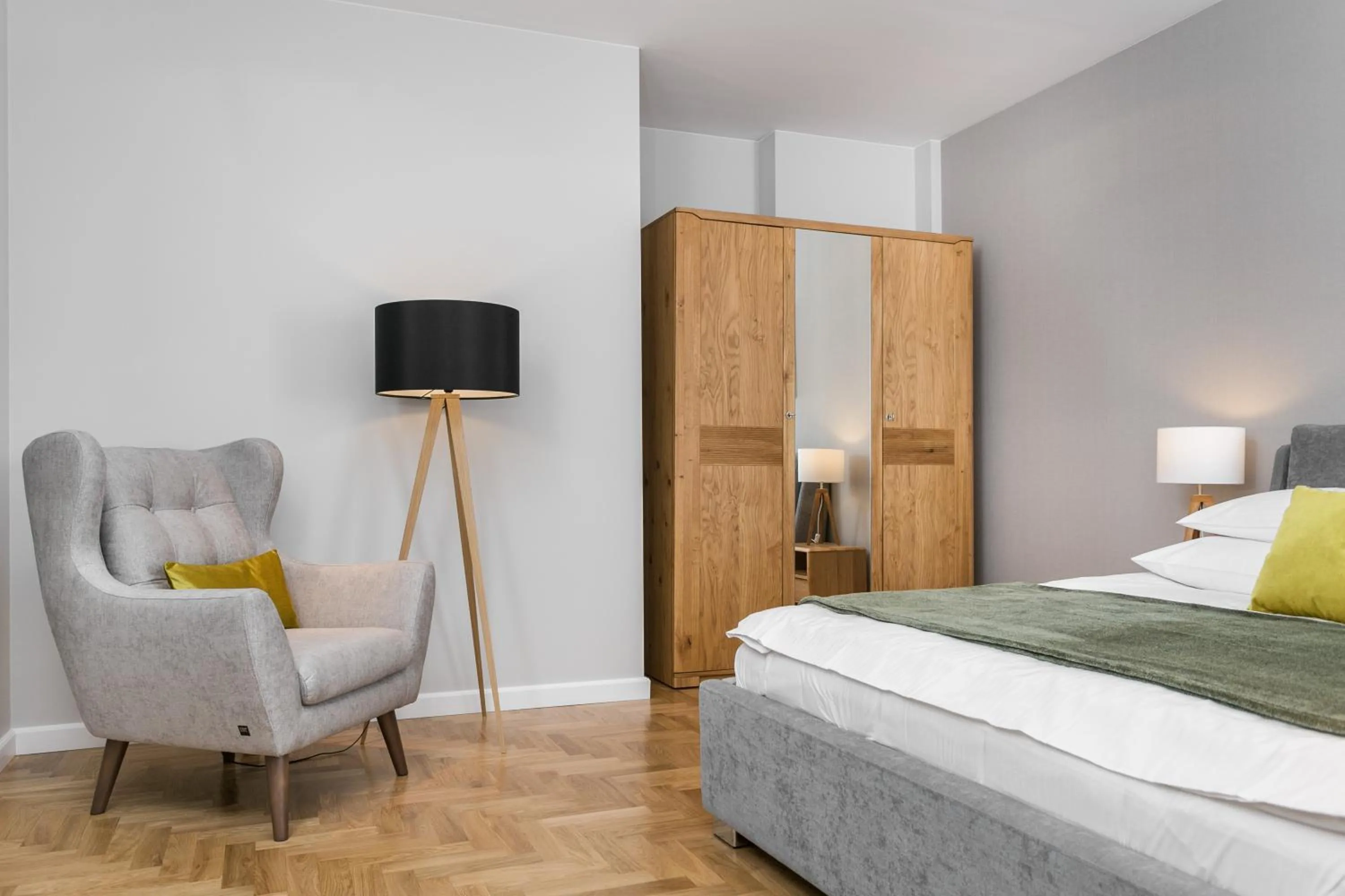 Bedroom, Bed in Venetian House Market Square Aparthotel