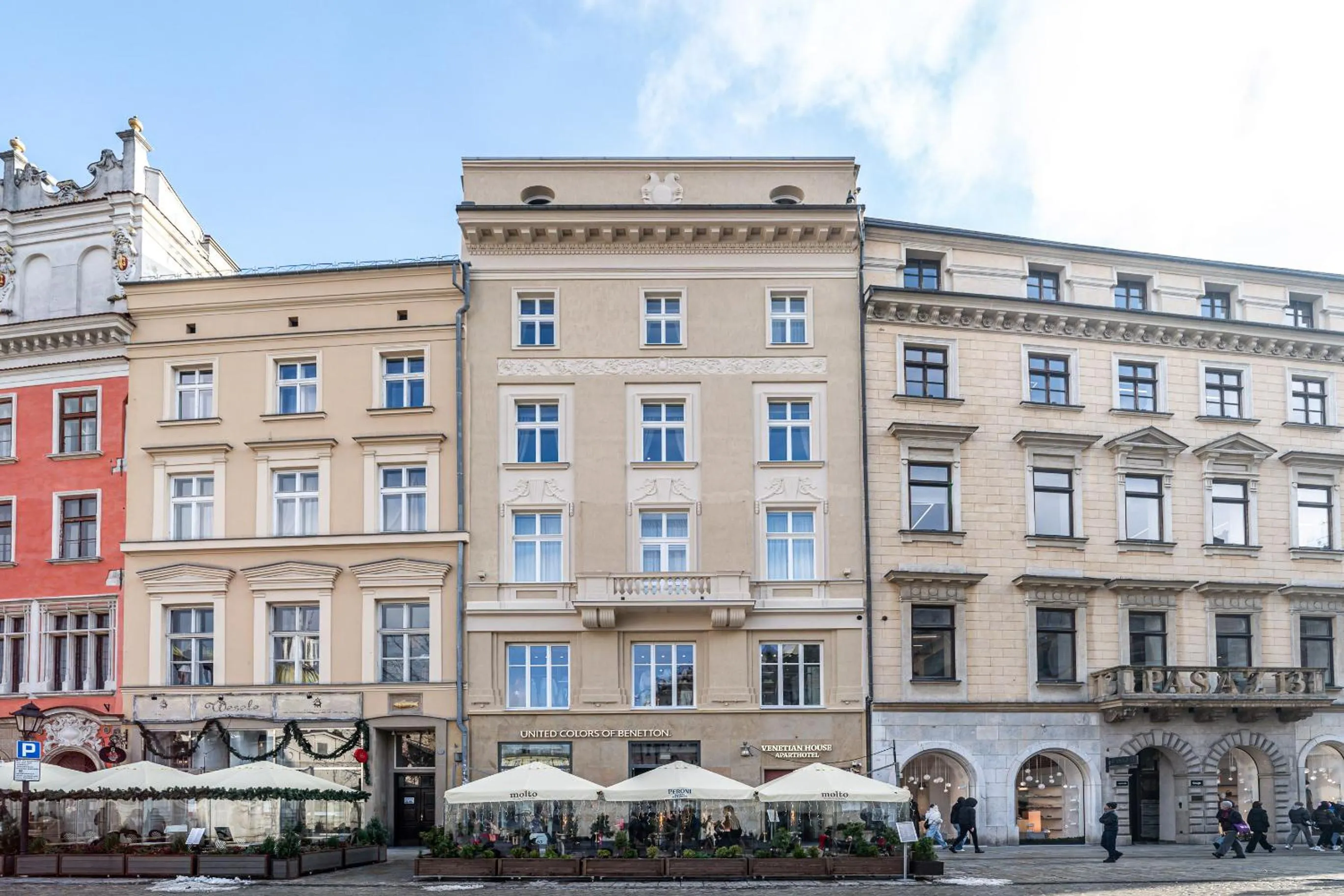 Property building in Venetian House Market Square Aparthotel