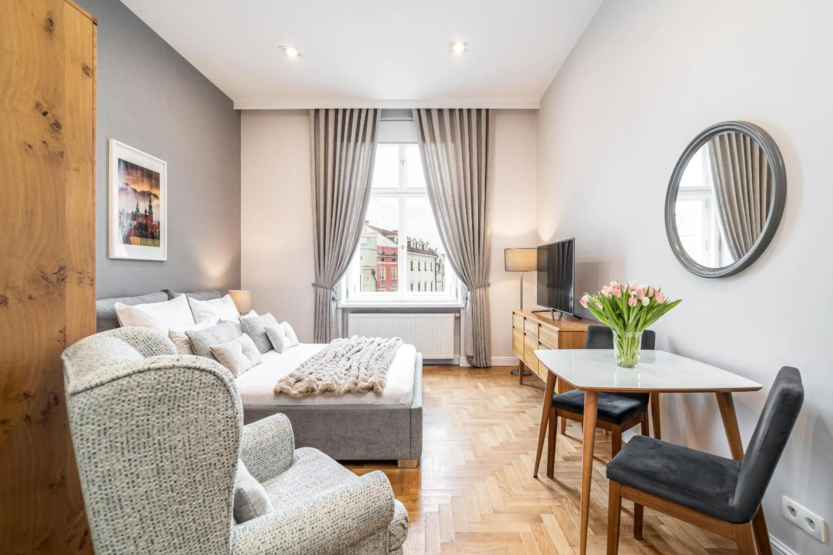 Living room in Venetian House Market Square Aparthotel