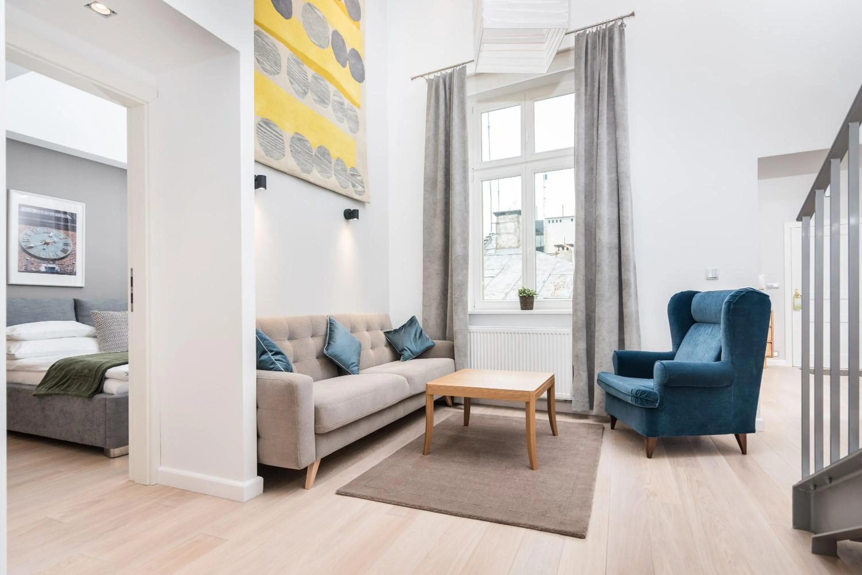 Living room in Venetian House Market Square Aparthotel