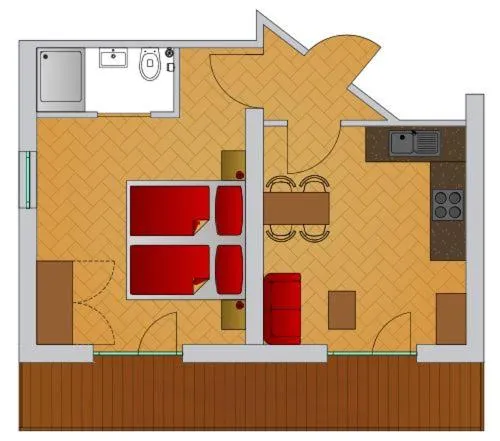 Floor plan in Haus Renate