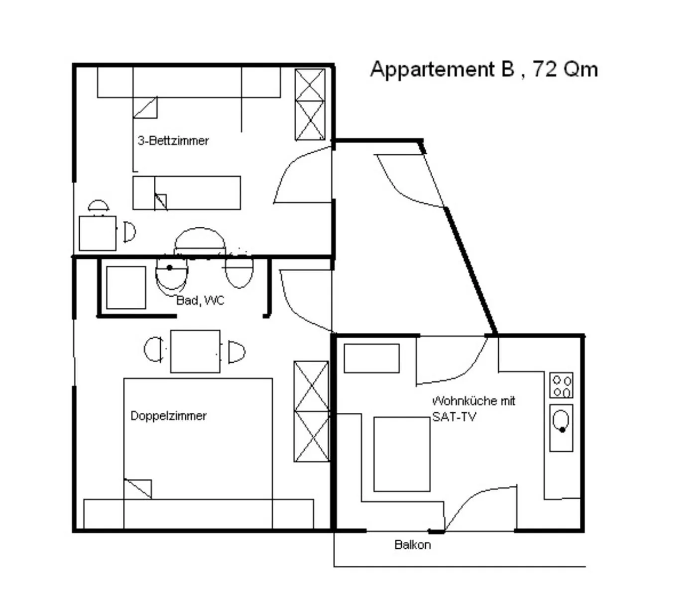 Property building in Haus Renate