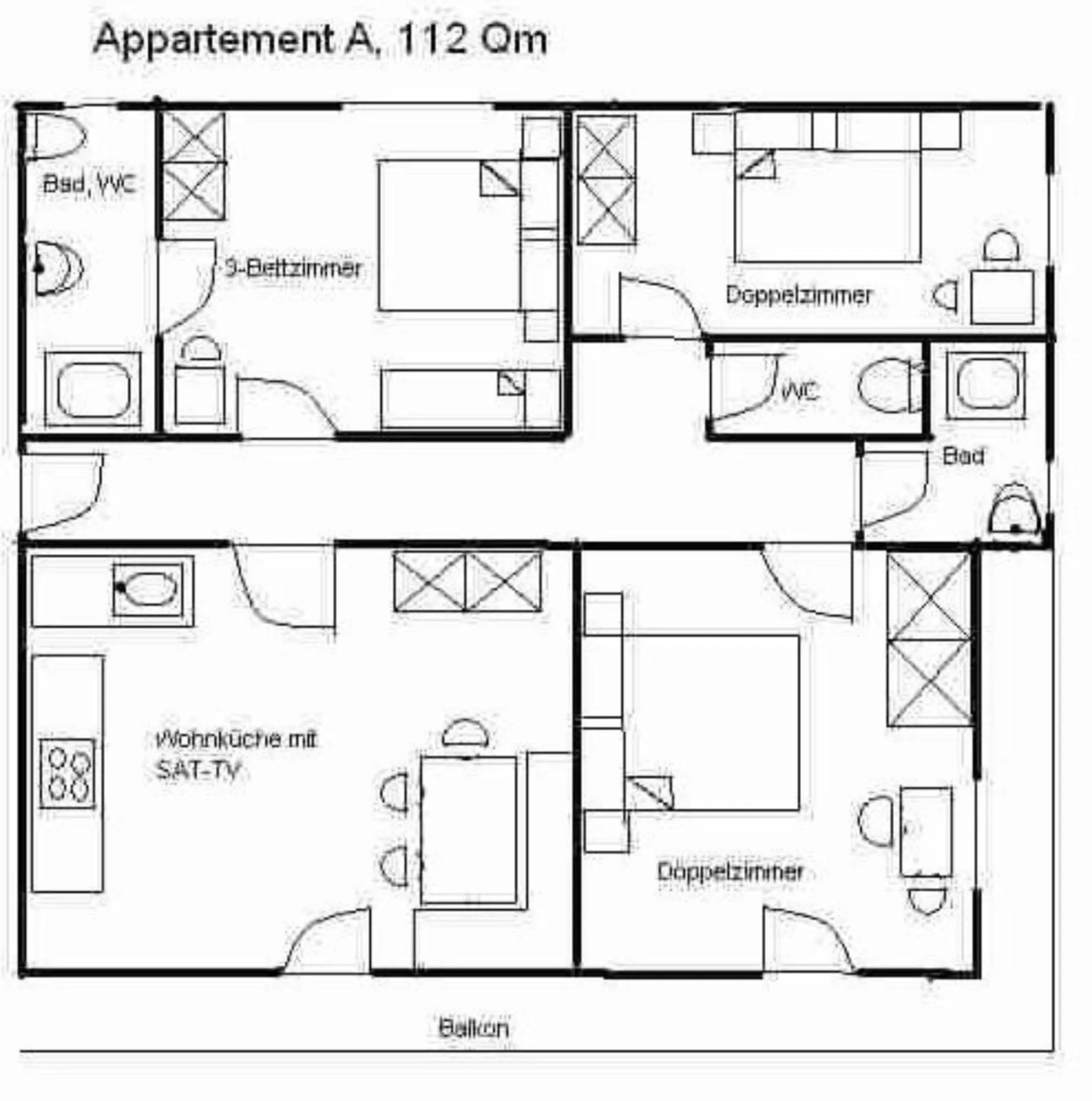 Floor plan in Haus Renate