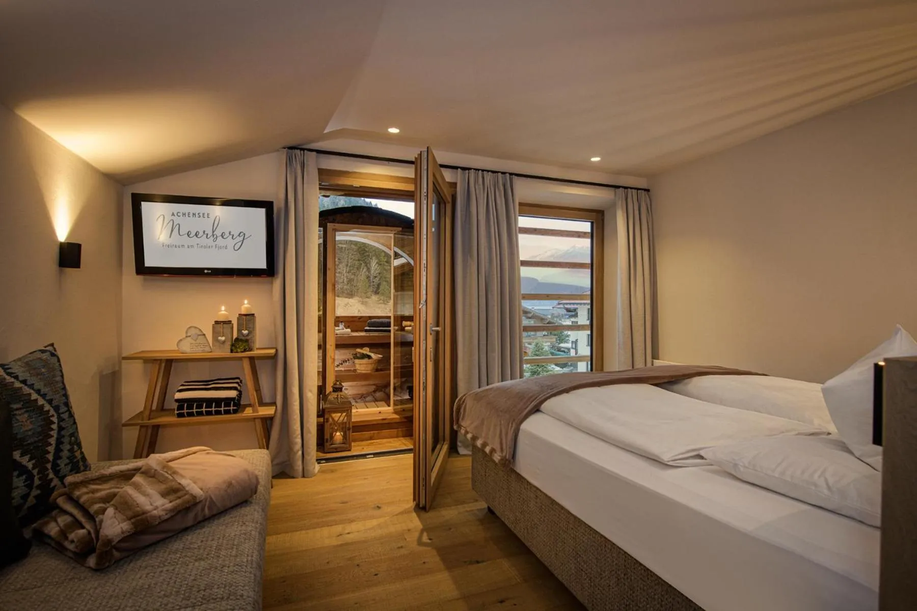 Sauna, Bed in Meerberg