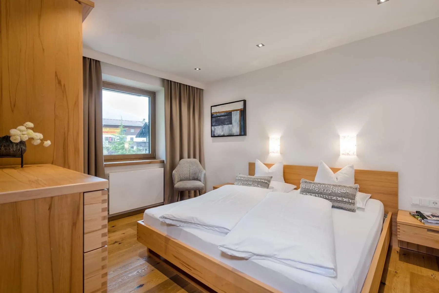 Photo of the whole room, Bed in Meerberg