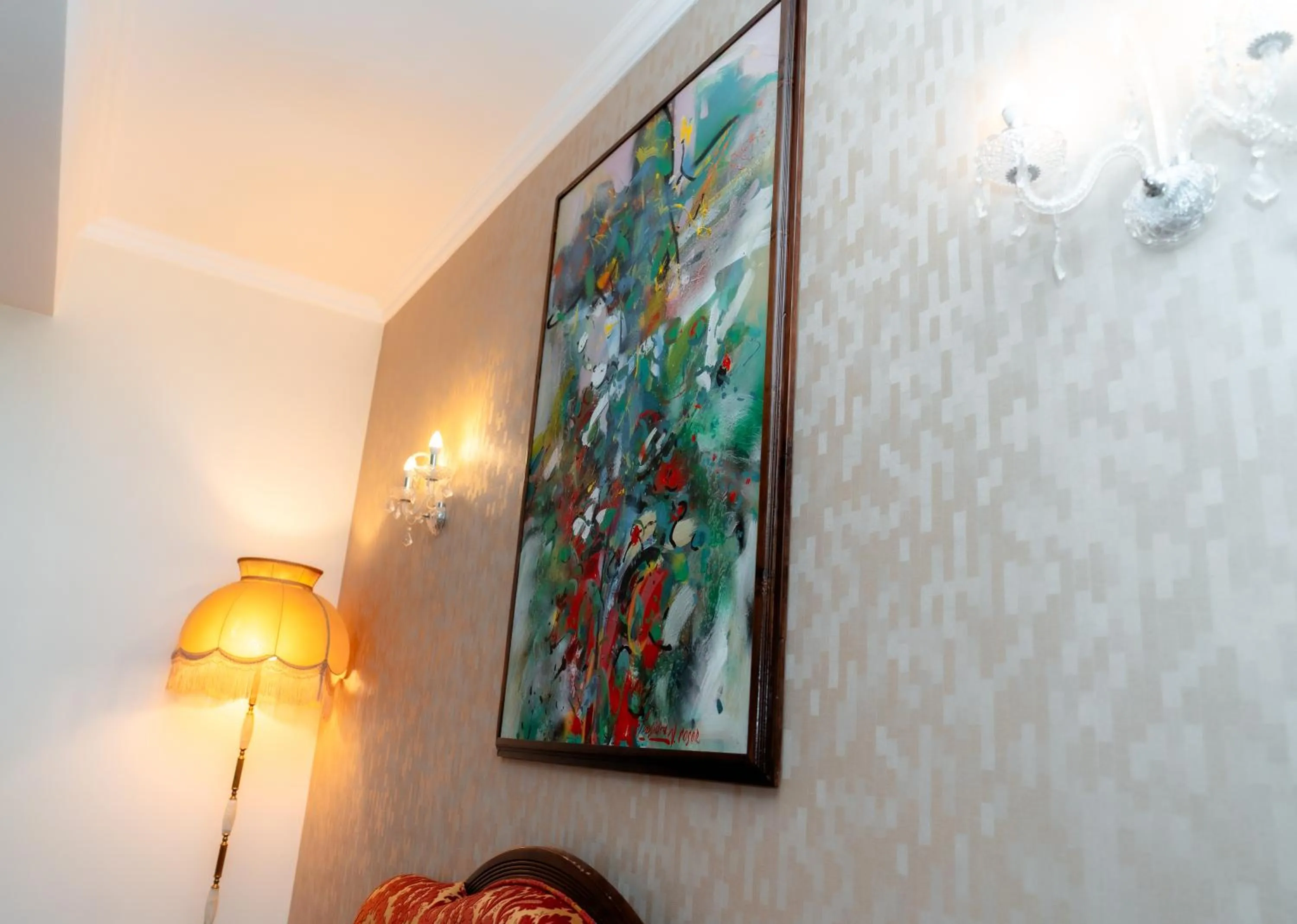 Decorative detail in Grand Hotel Sofianu