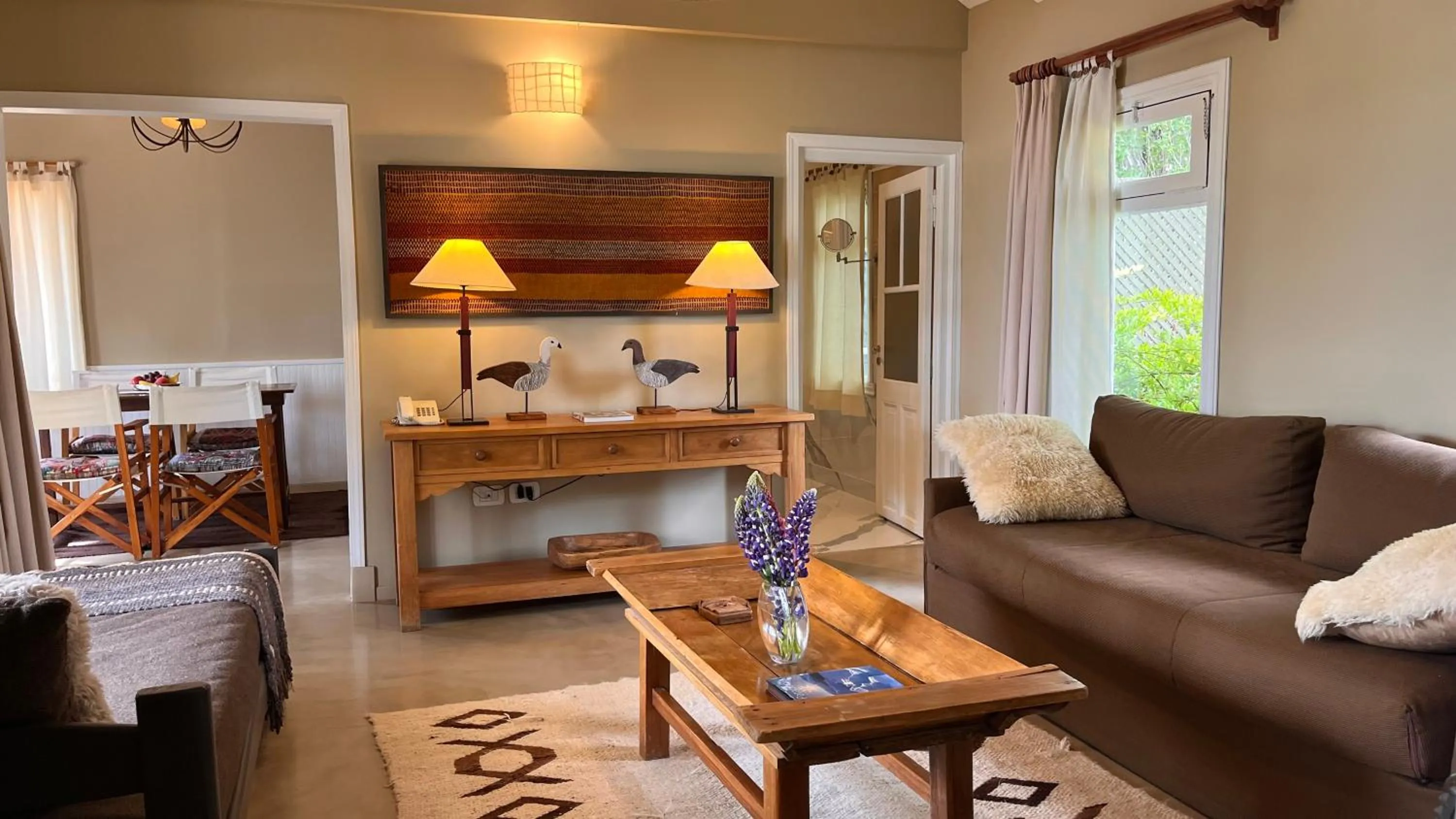 Living room in Los Ponchos Hotel