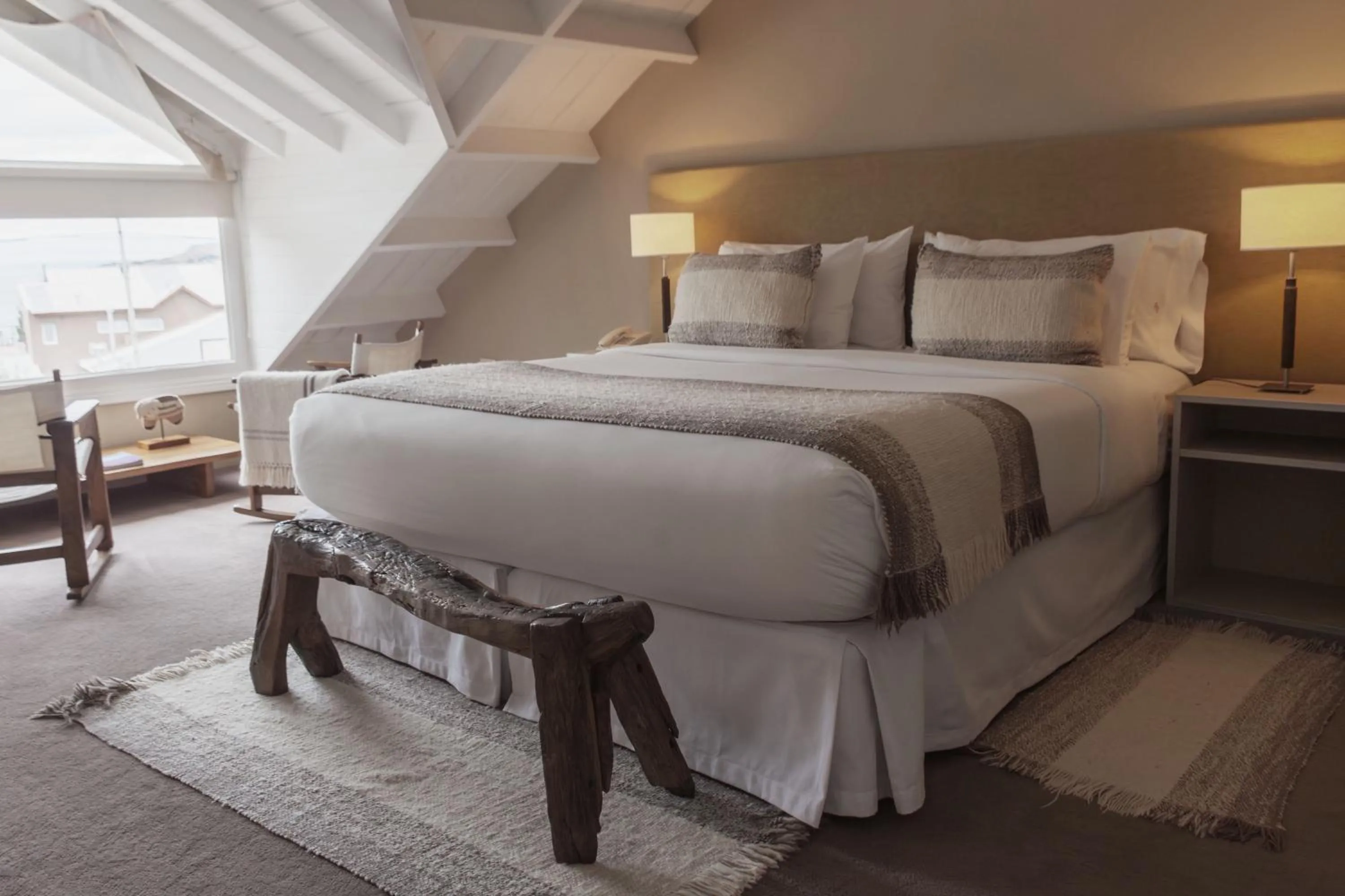 Bed in Los Ponchos Hotel