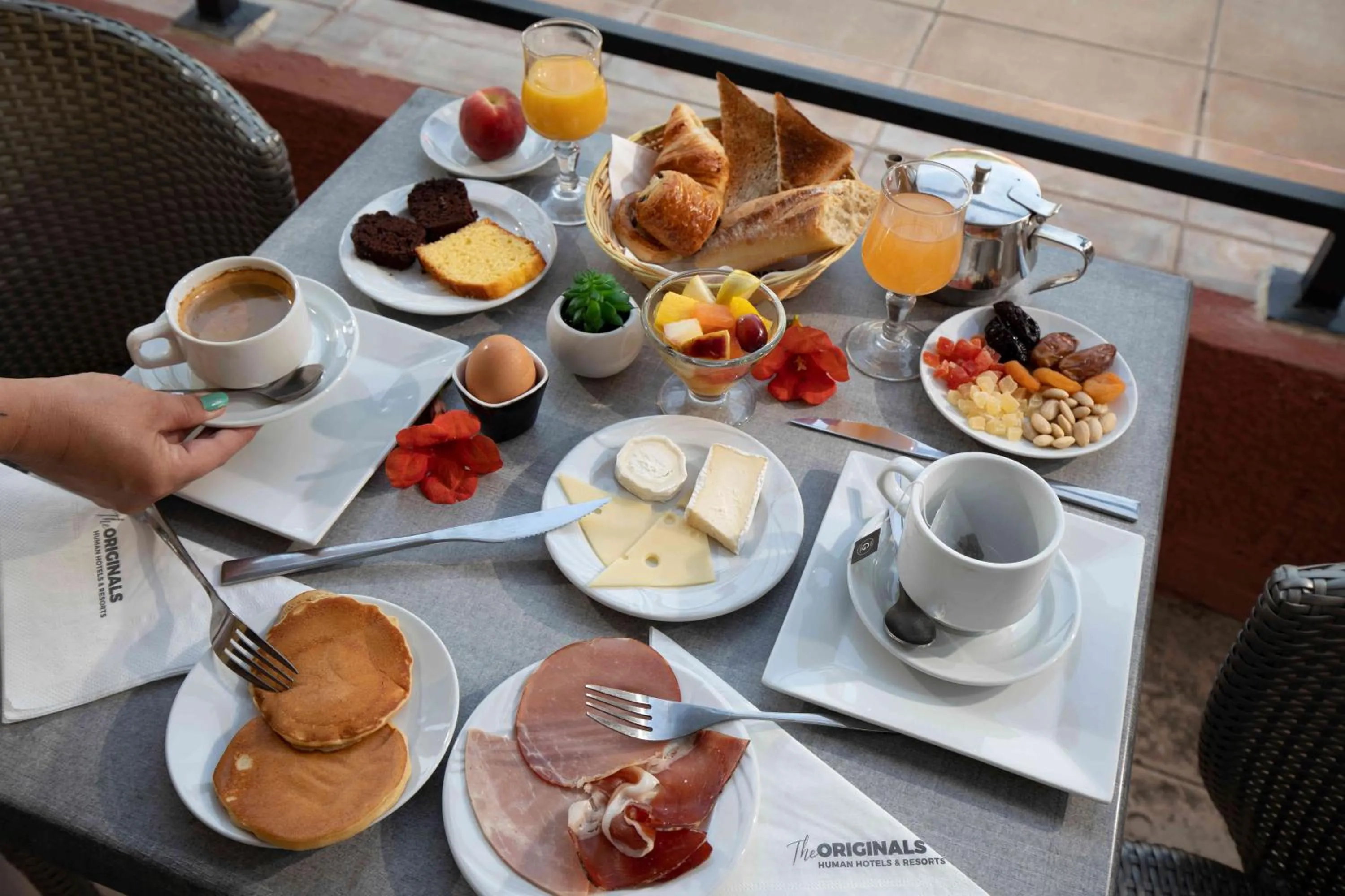 Breakfast in The Originals City, Relax'Otel & Spa, Le Barcarès