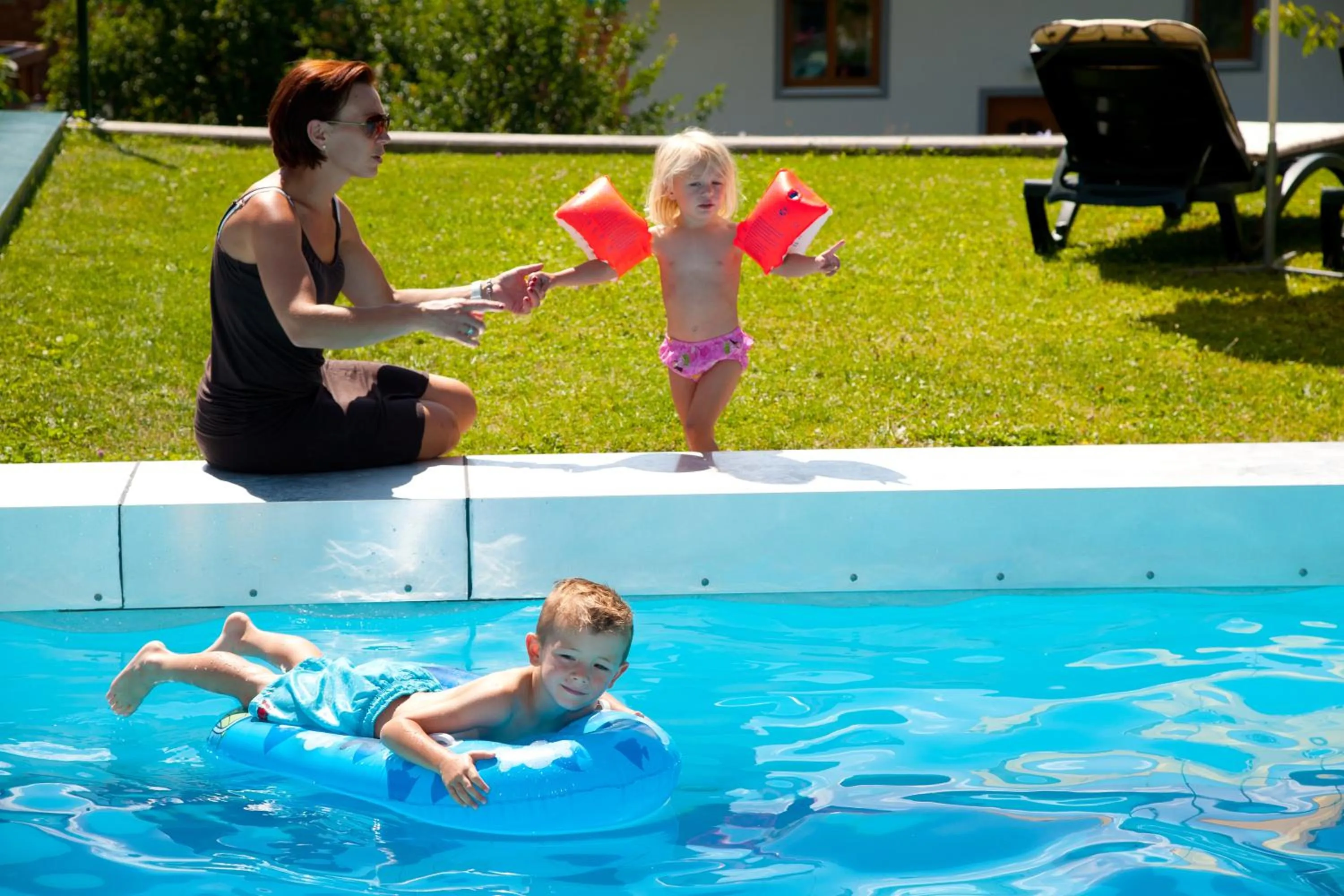 Swimming pool in Appartements Tannenhof
