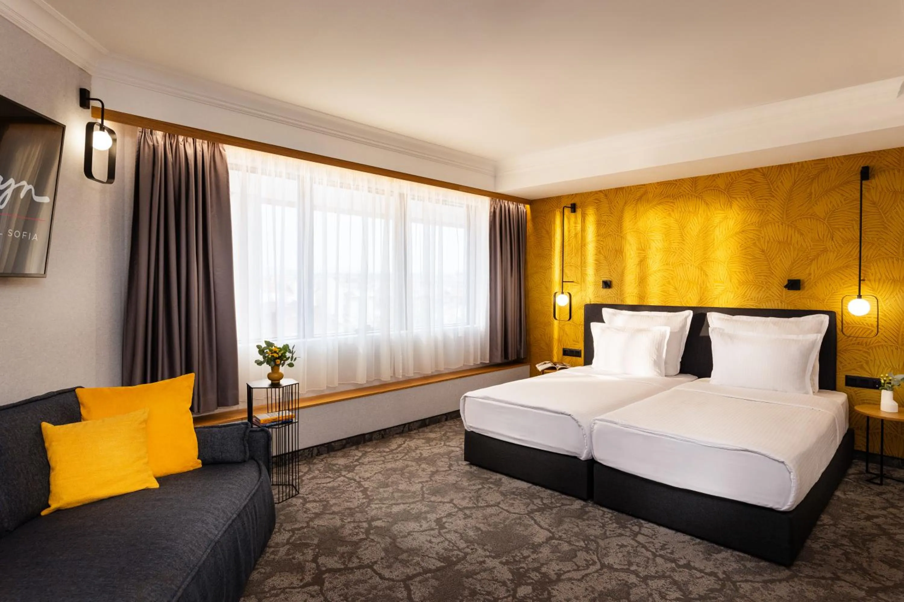 Bed in Rosslyn Thracia Hotel Sofia