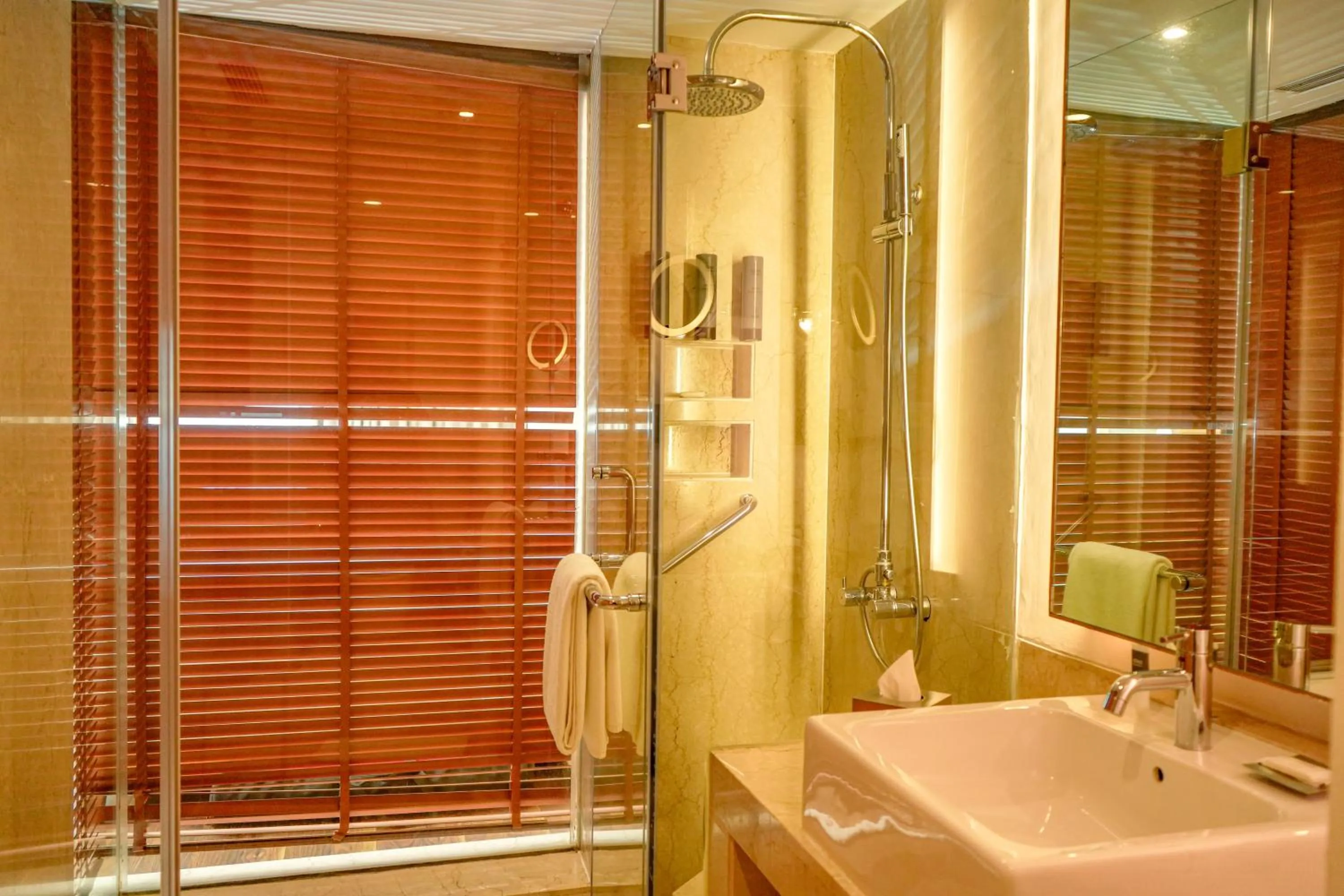 Shower in Courtyard by Marriott Gurugram Downtown